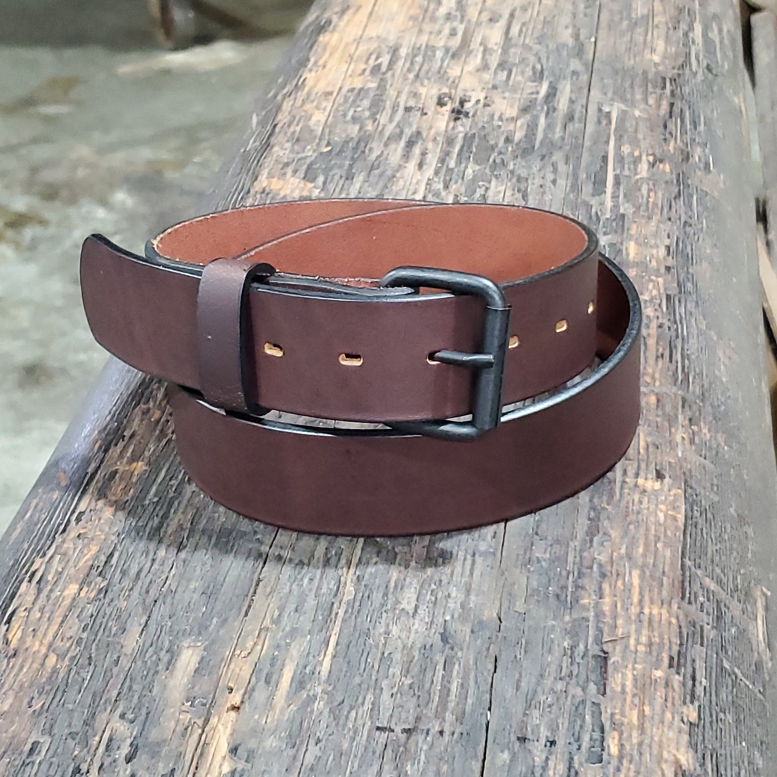 The Grizzly Leather Belt | Made in USA | Full Grain Leather Belt | The ...