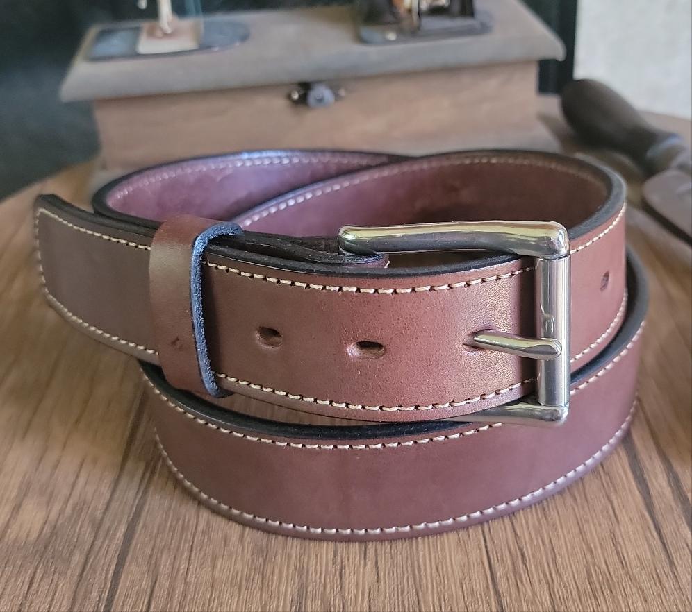 The John Wayne Gun Belt | MADE IN USA | Full Grain Heavy Veg Tan Leather | Conceal Carry Belt