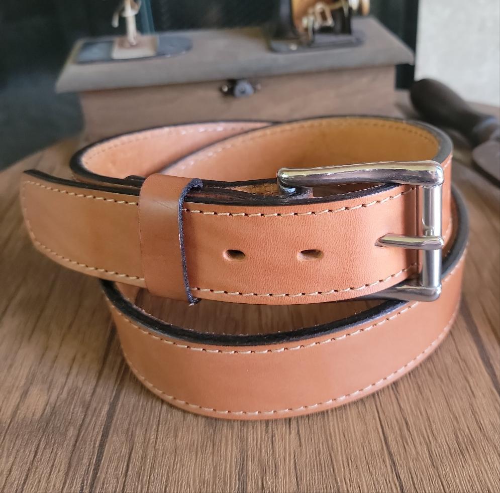 The John Wayne Gun Belt | MADE IN USA | Full Grain Heavy Veg Tan