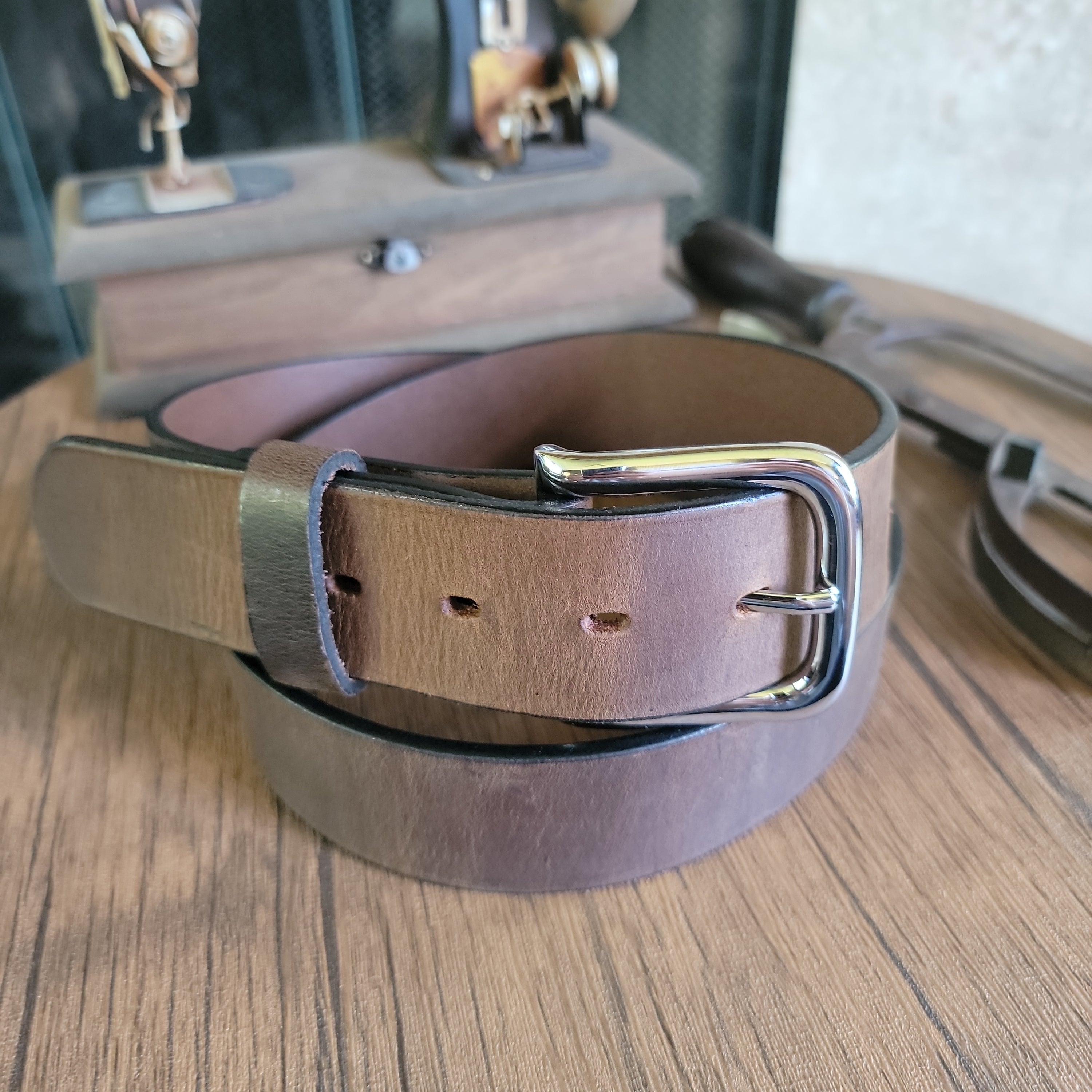 The Distinguished Gentleman Belt | Made in USA | Full Grain Leather Belt