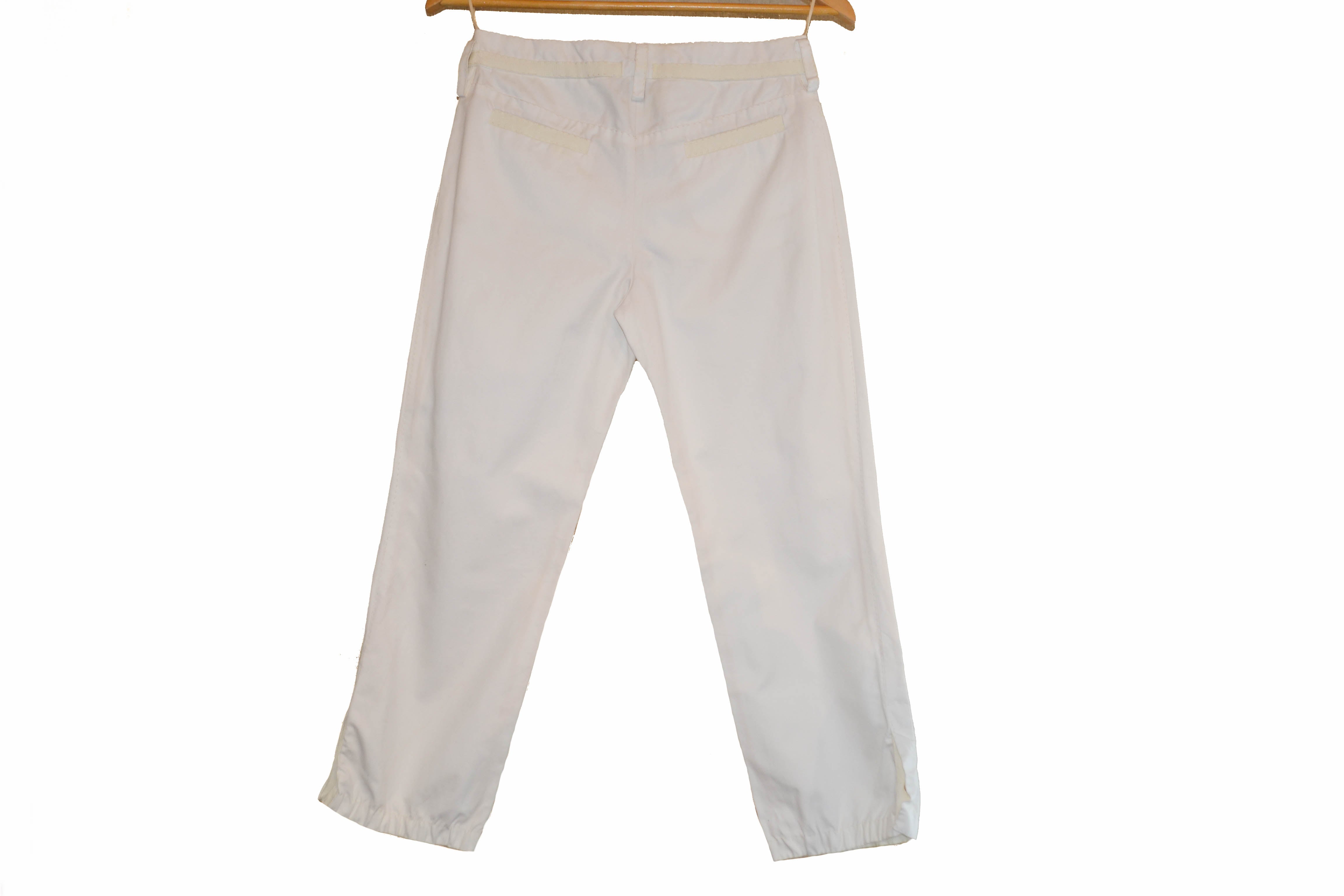 Authentic Louis Vuitton Women's White Cotton Pants Size 36 – Paris ...