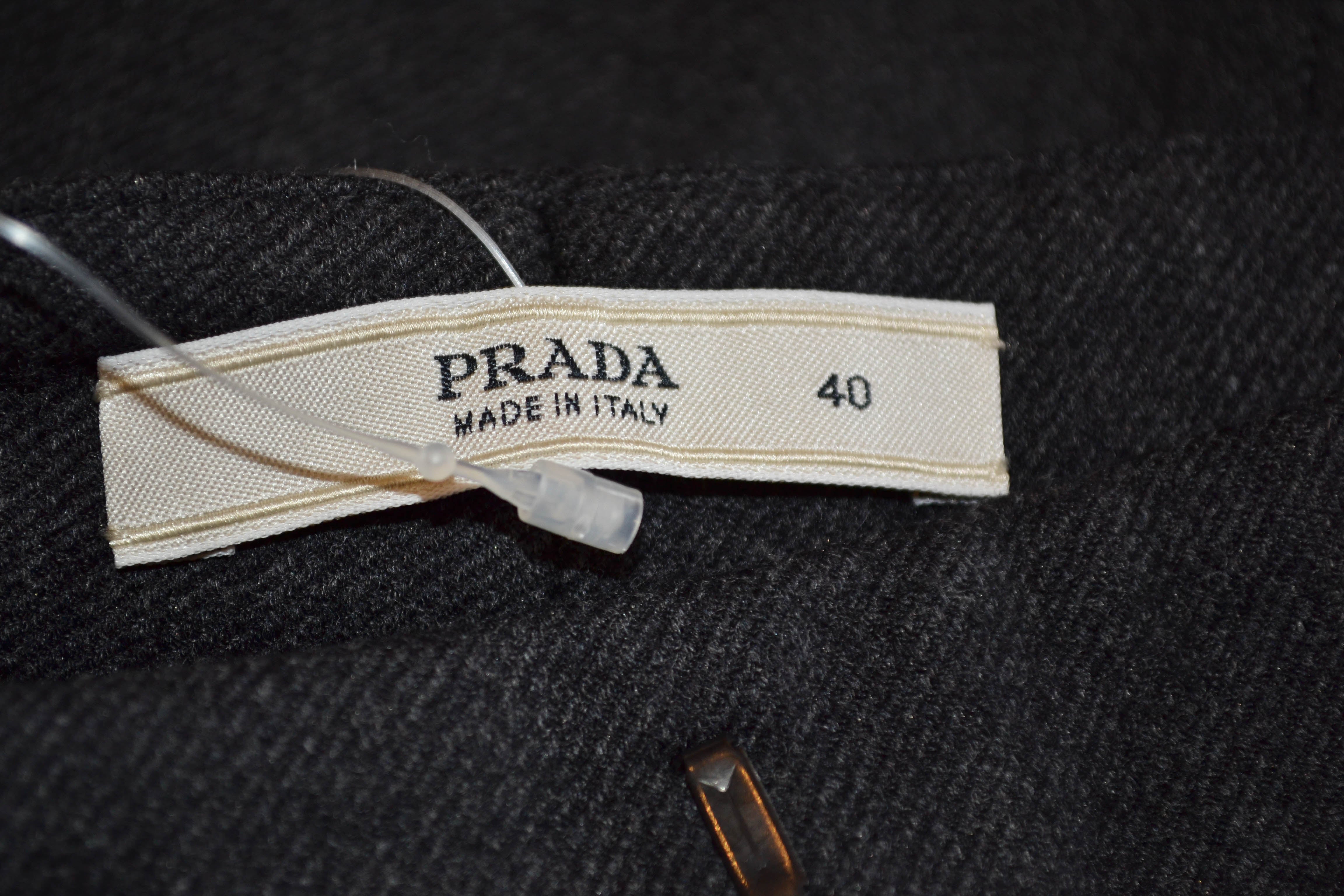 Authentic Prada Grey Womens Pants Size 40 – Paris Station Shop