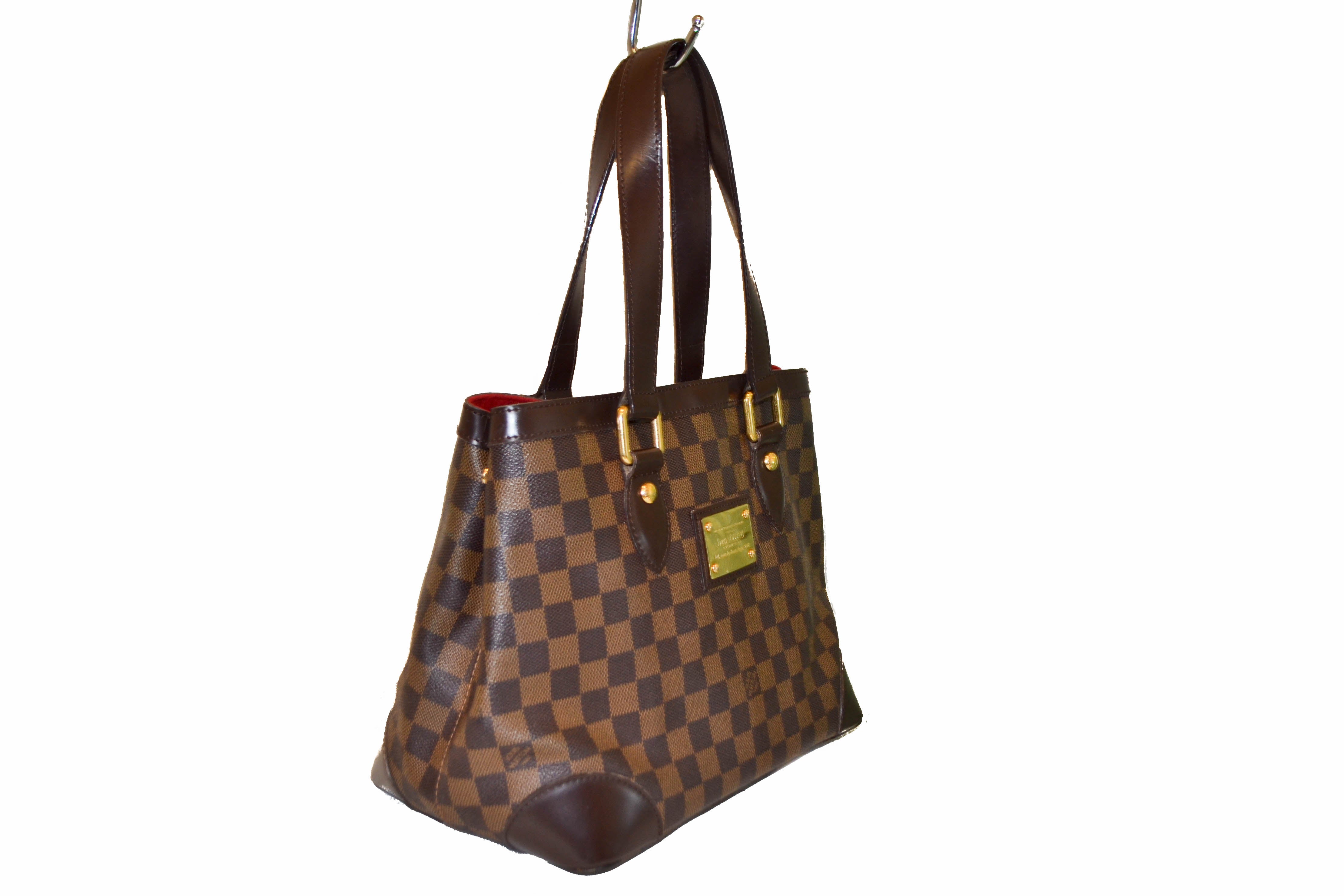 Authentic Louis Vuitton Damier Ebene Hampstead PM Handbag – Paris Station Shop