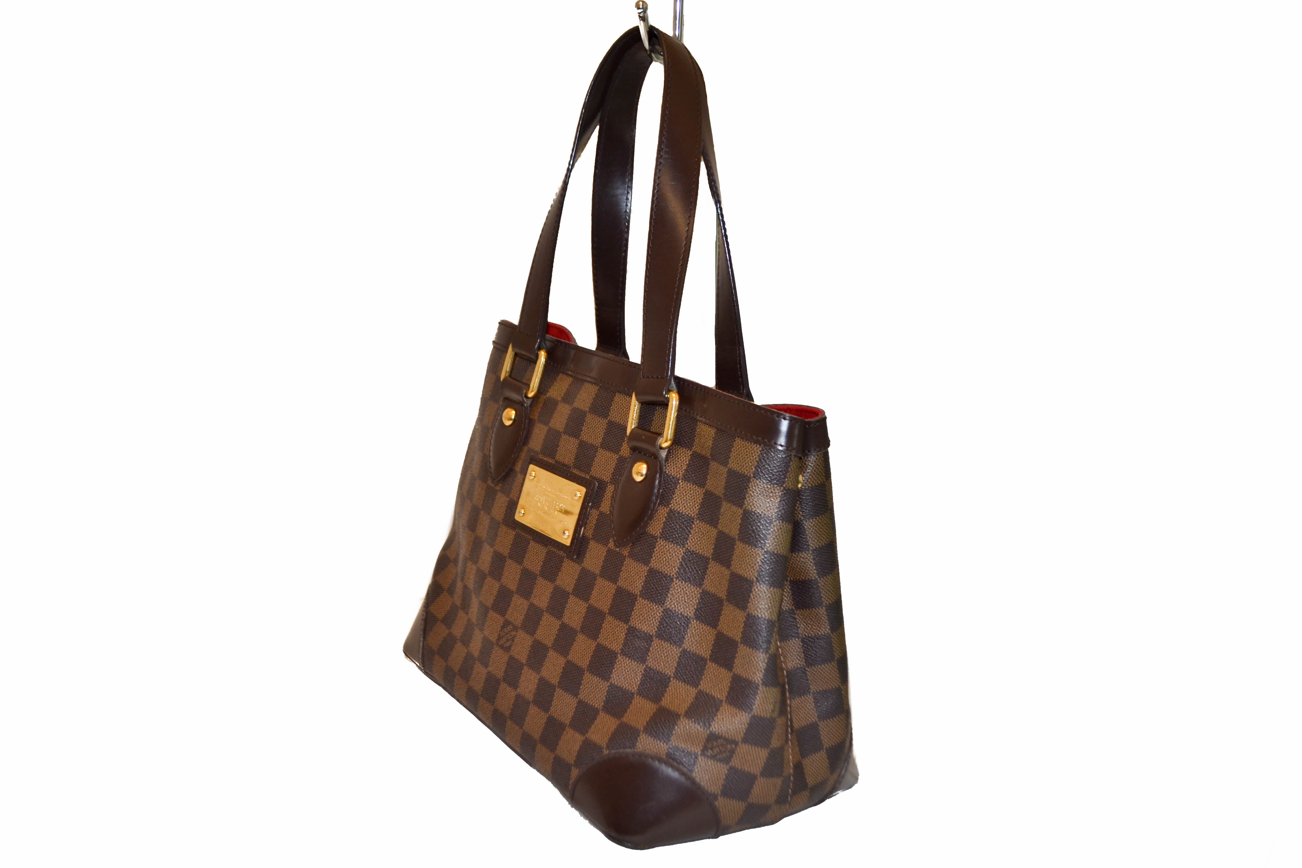 Authentic Louis Vuitton Damier Ebene Hampstead PM Handbag – Paris Station Shop