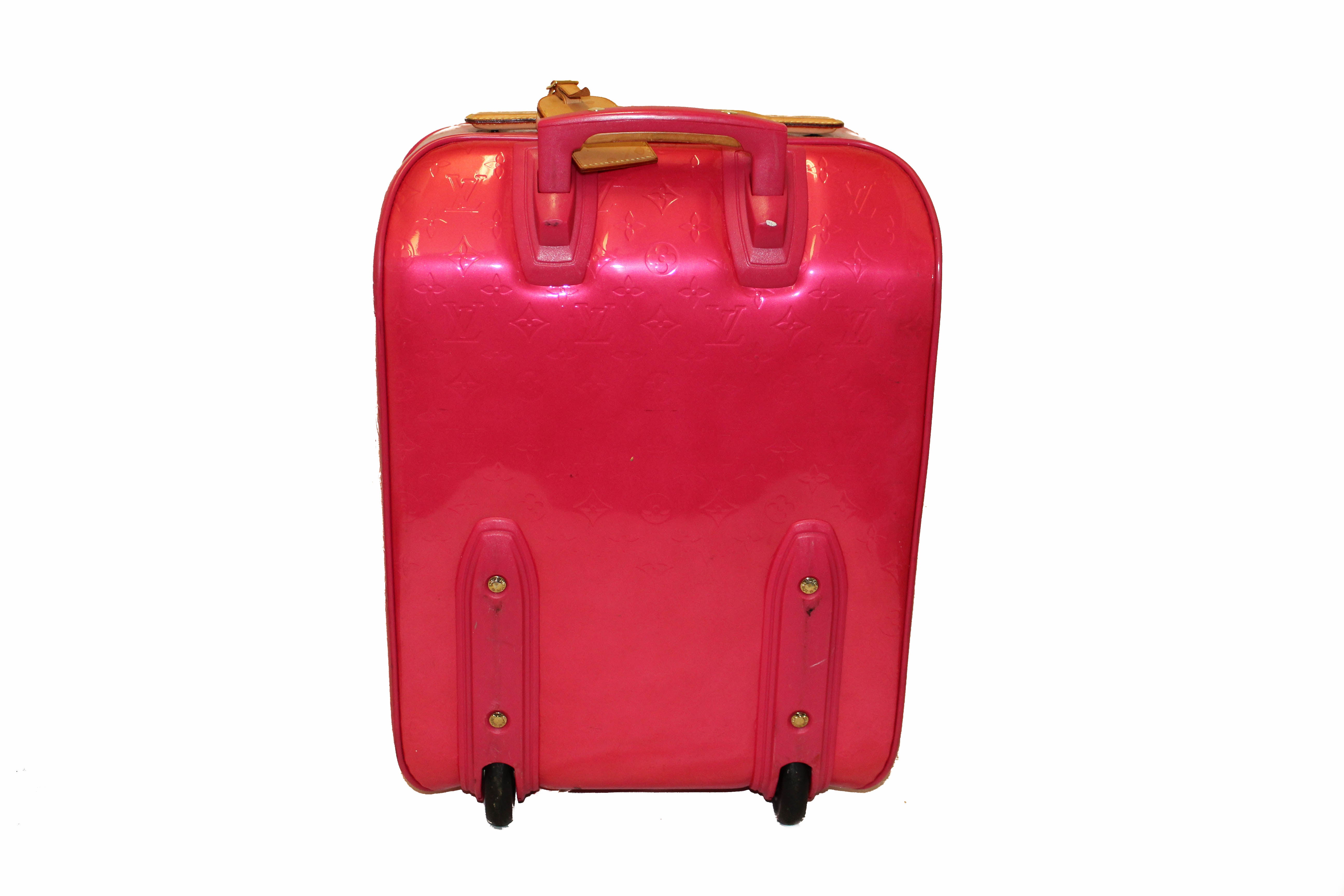 Authentic Louis Vuitton Pink Monogram Vernis Leather Pegase 45 Luggage – Paris Station Shop