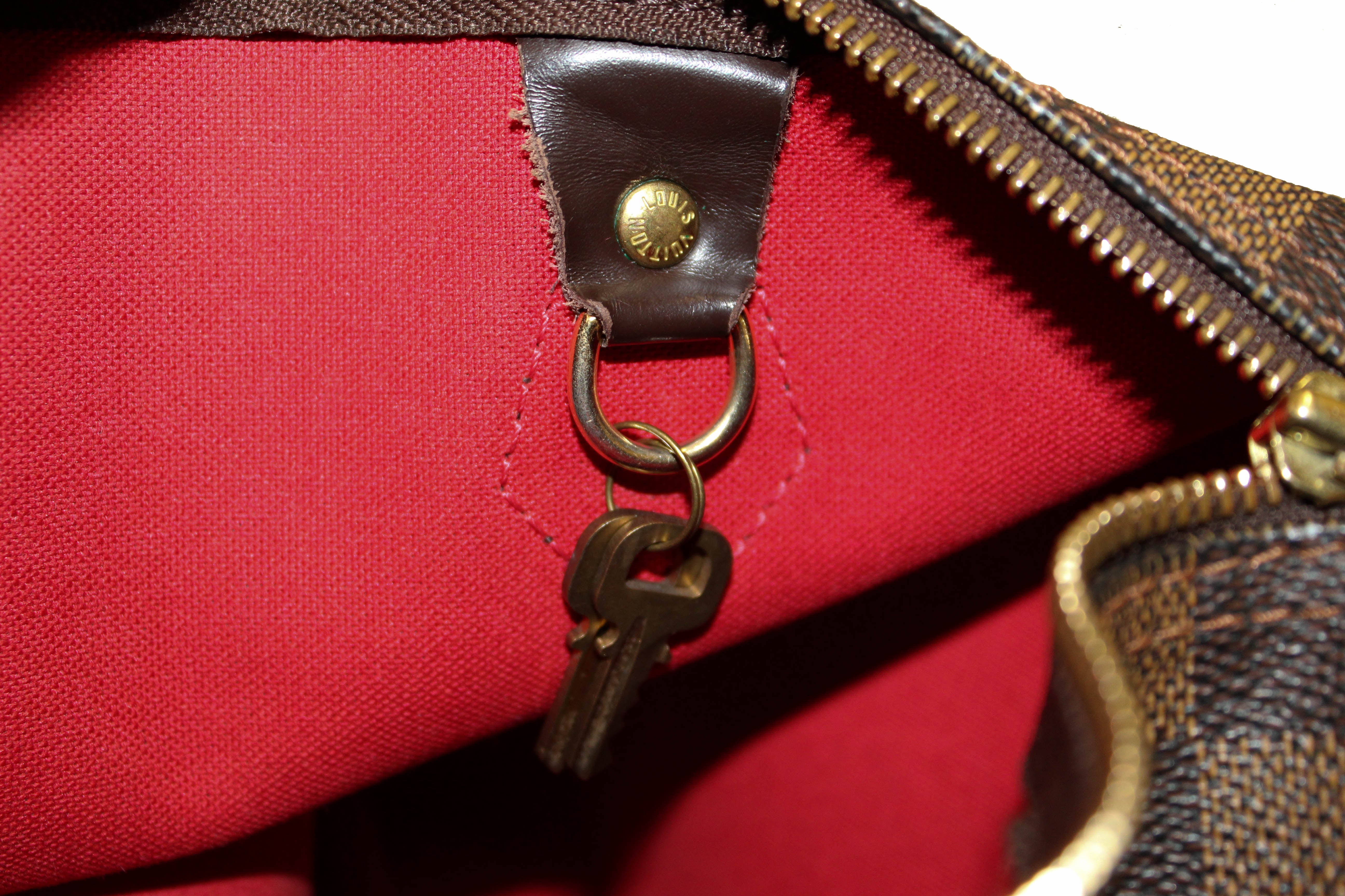 Authentic Louis Vuitton Damier Ebene Speedy 30 Handbag – Paris Station Shop