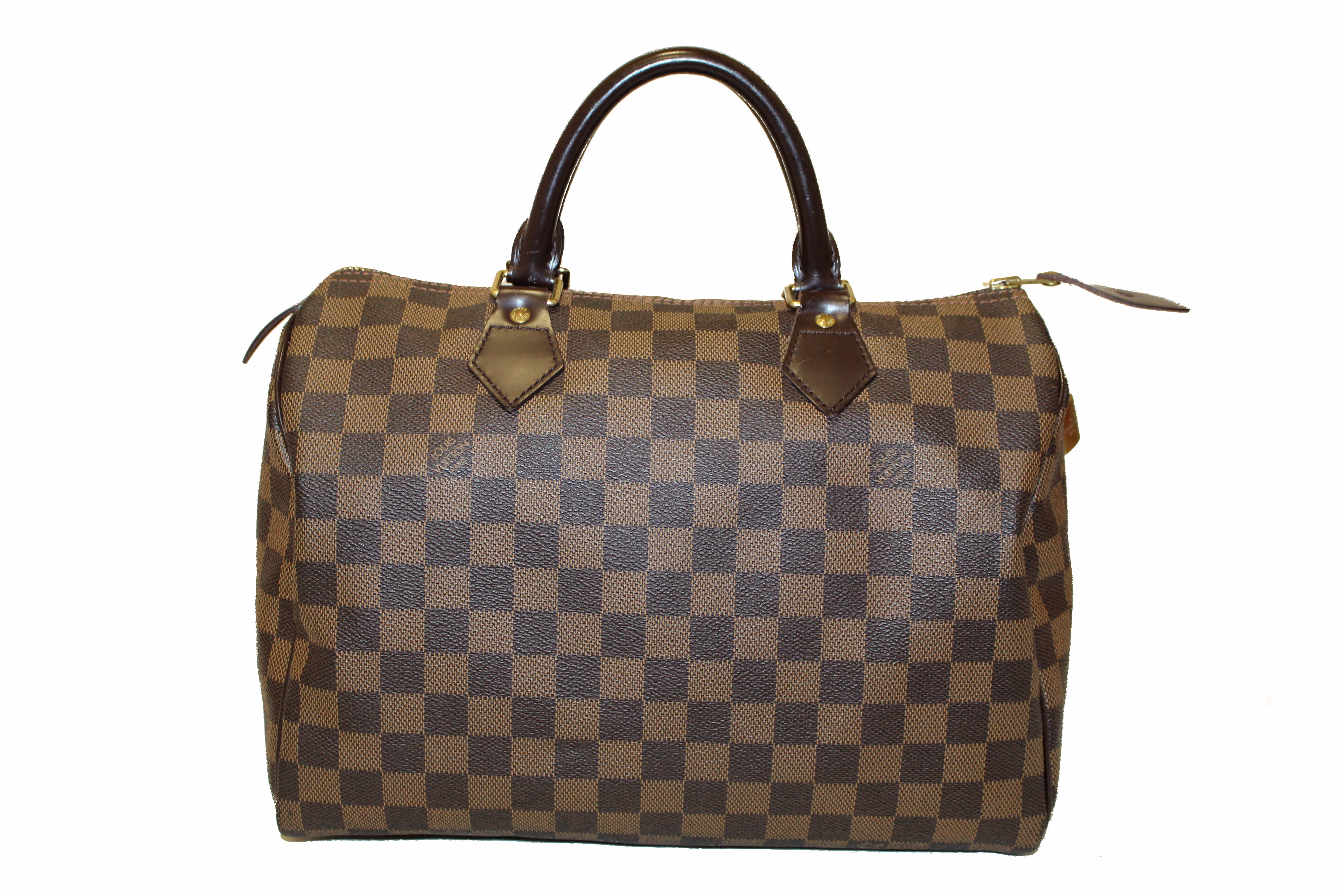 Authentic Louis Vuitton Damier Ebene Speedy 30 Handbag – Paris Station Shop