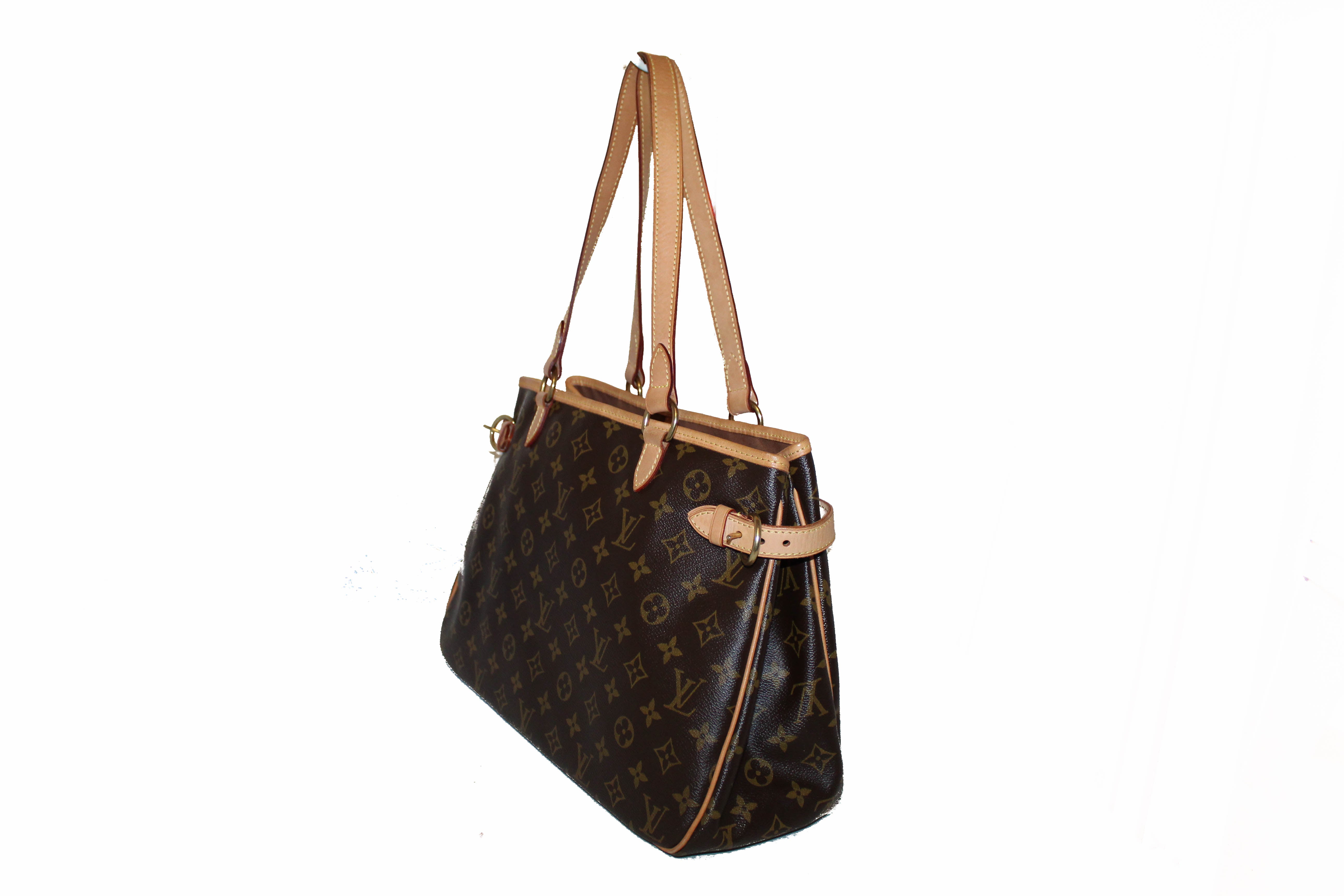 Authentic Louis Vuitton Classic Monogram Batignolles Tote Shoulder Bag Paris Station Shop 