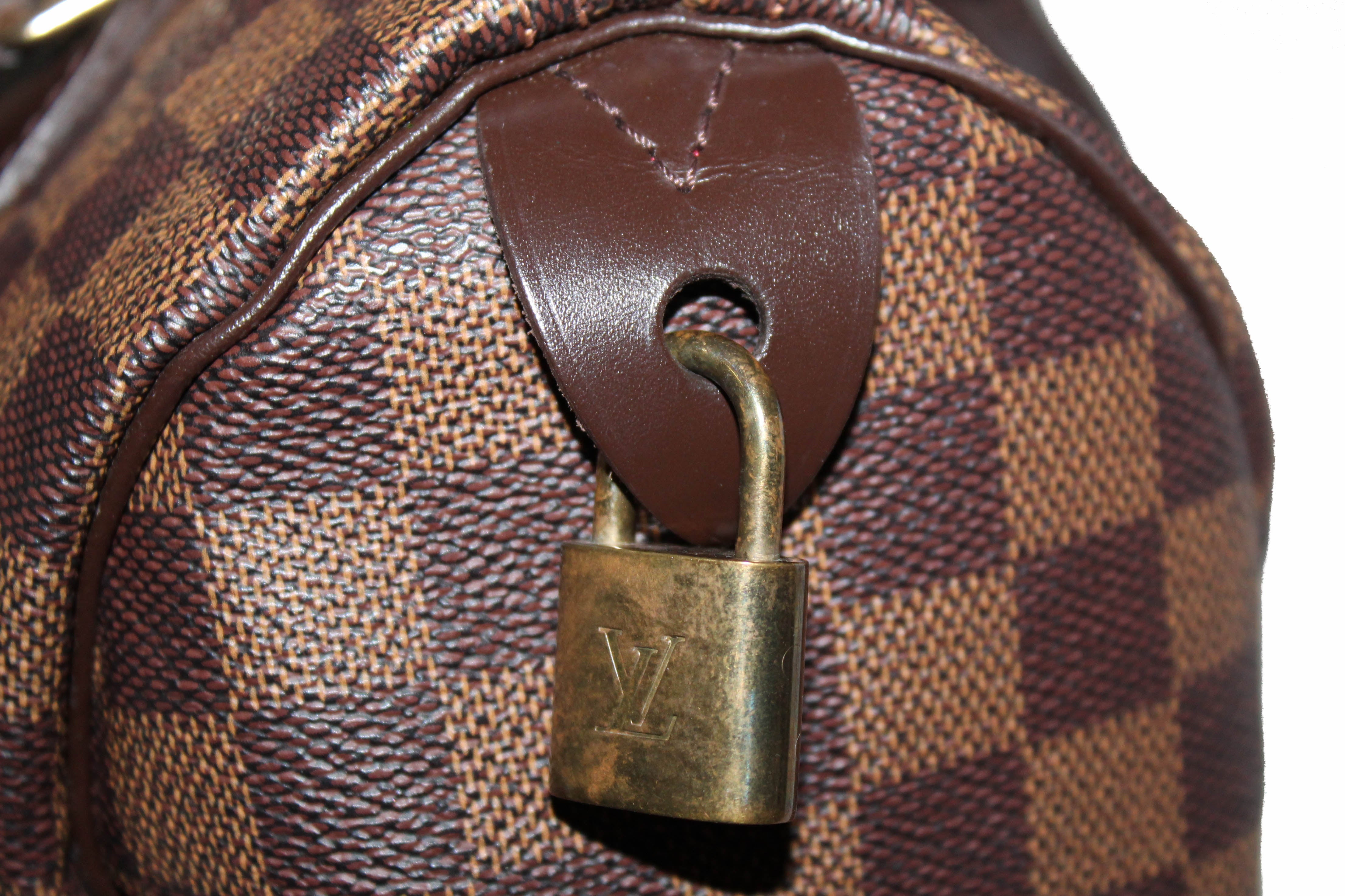 Authentic Louis Vuitton Damier Ebene Speedy 25 Hand Bag – Paris Station Shop