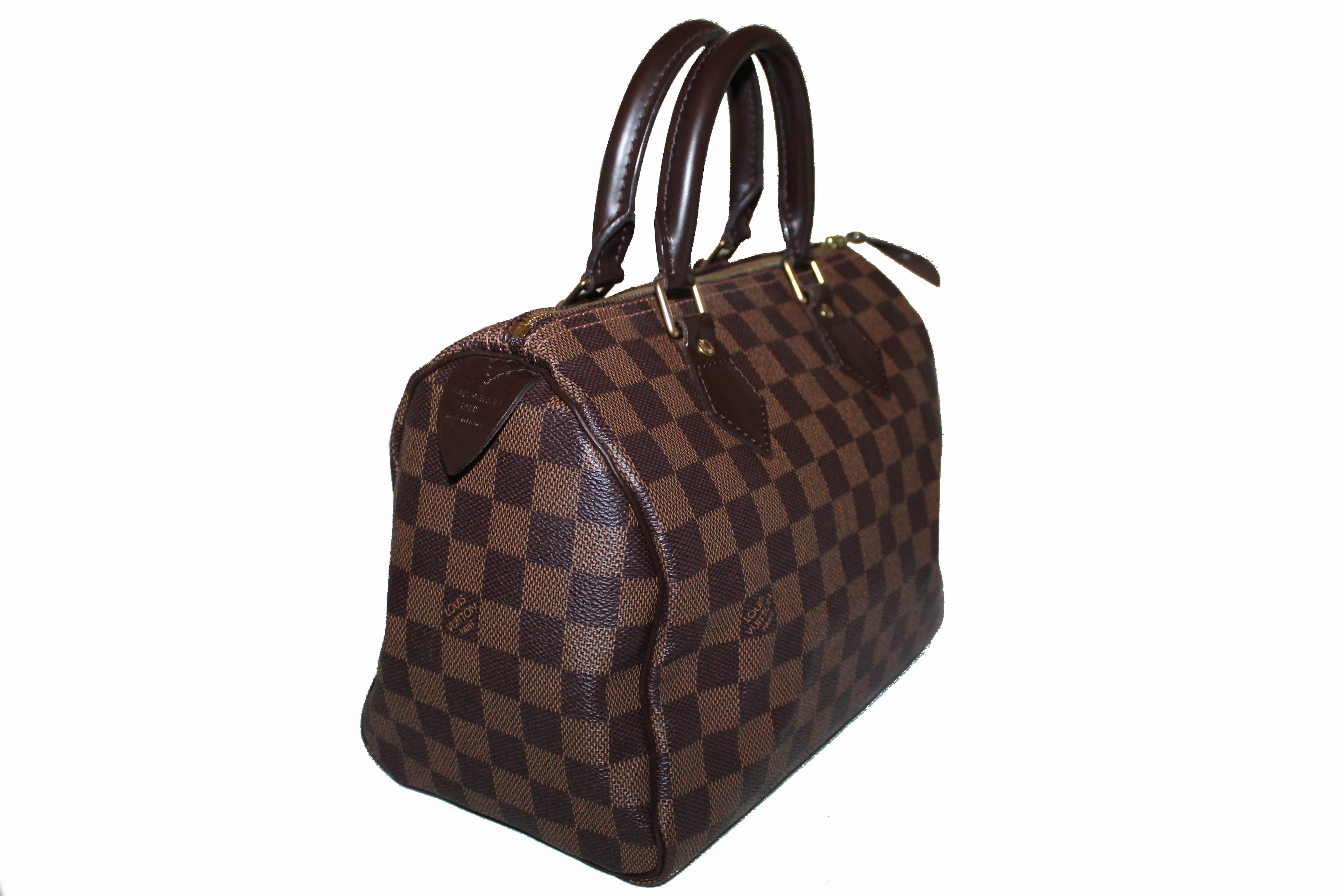 Authentic Louis Vuitton Damier Ebene Speedy 25 Hand Bag – Paris Station Shop