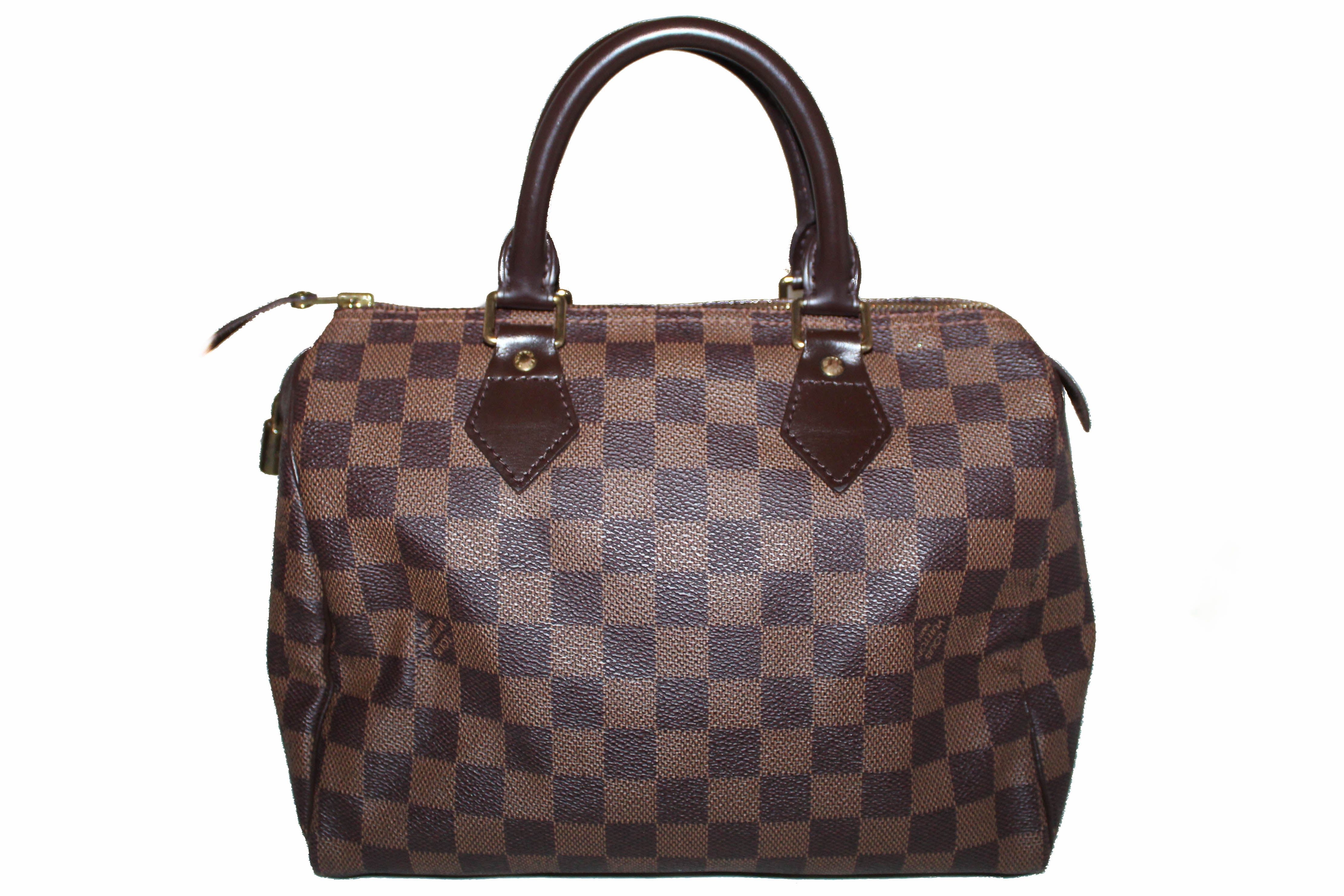 Authentic Louis Vuitton Damier Ebene Speedy 25 Hand Bag – Paris Station