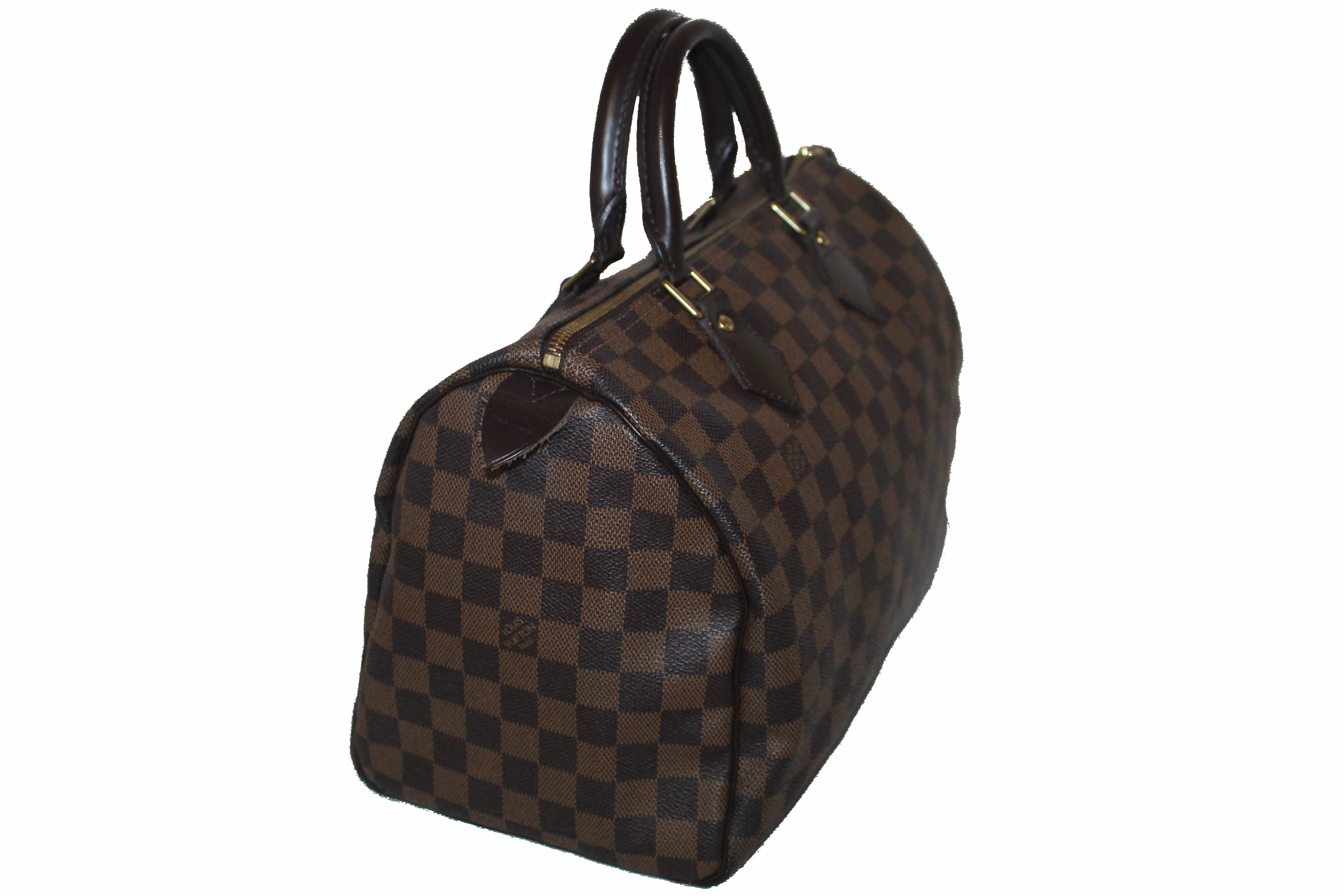 Authentic Louis Vuitton Damier Ebene Speedy 30 Handbag – Paris Station Shop