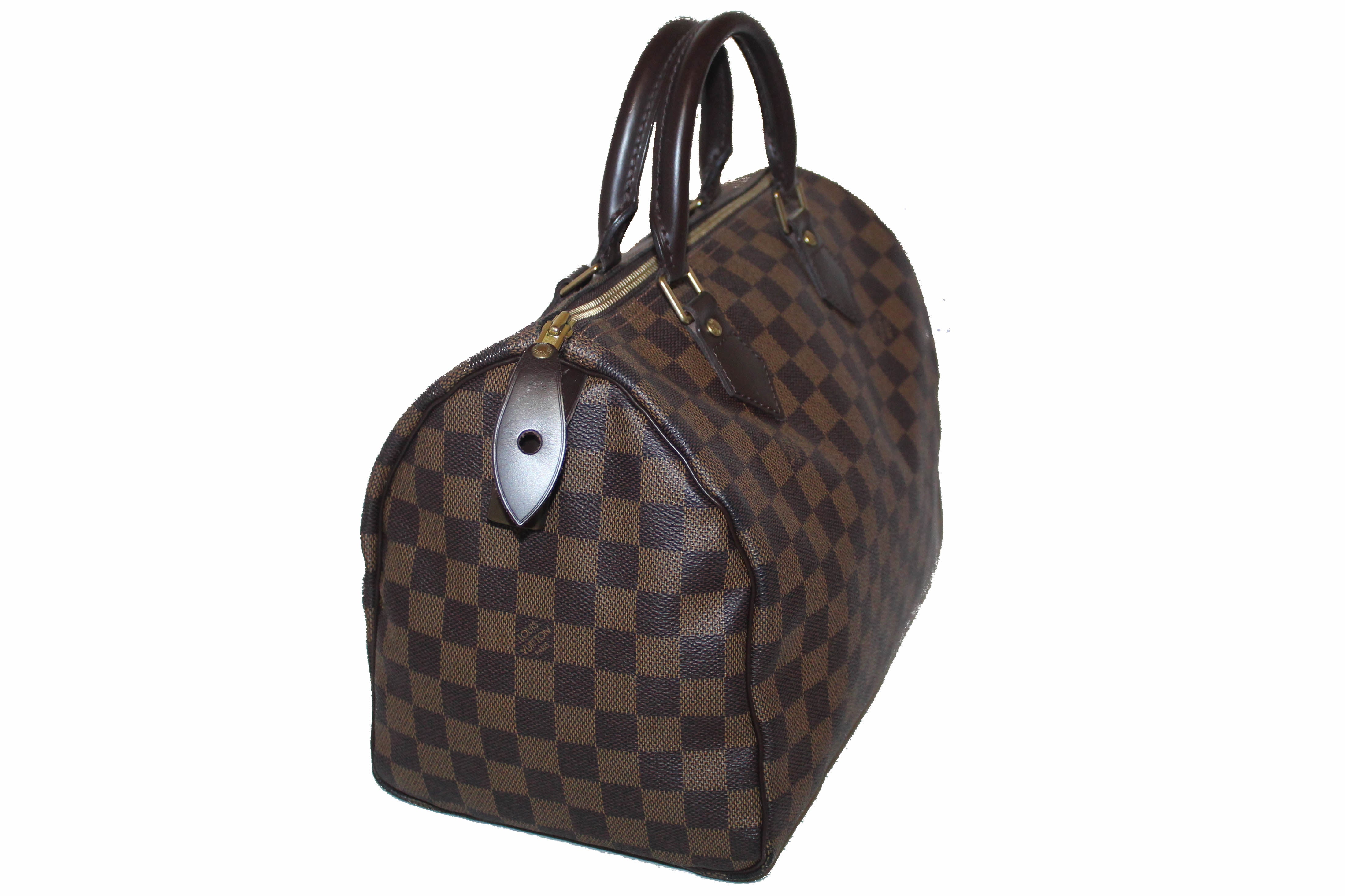 Authentic Louis Vuitton Damier Ebene Speedy 30 Handbag – Paris Station Shop