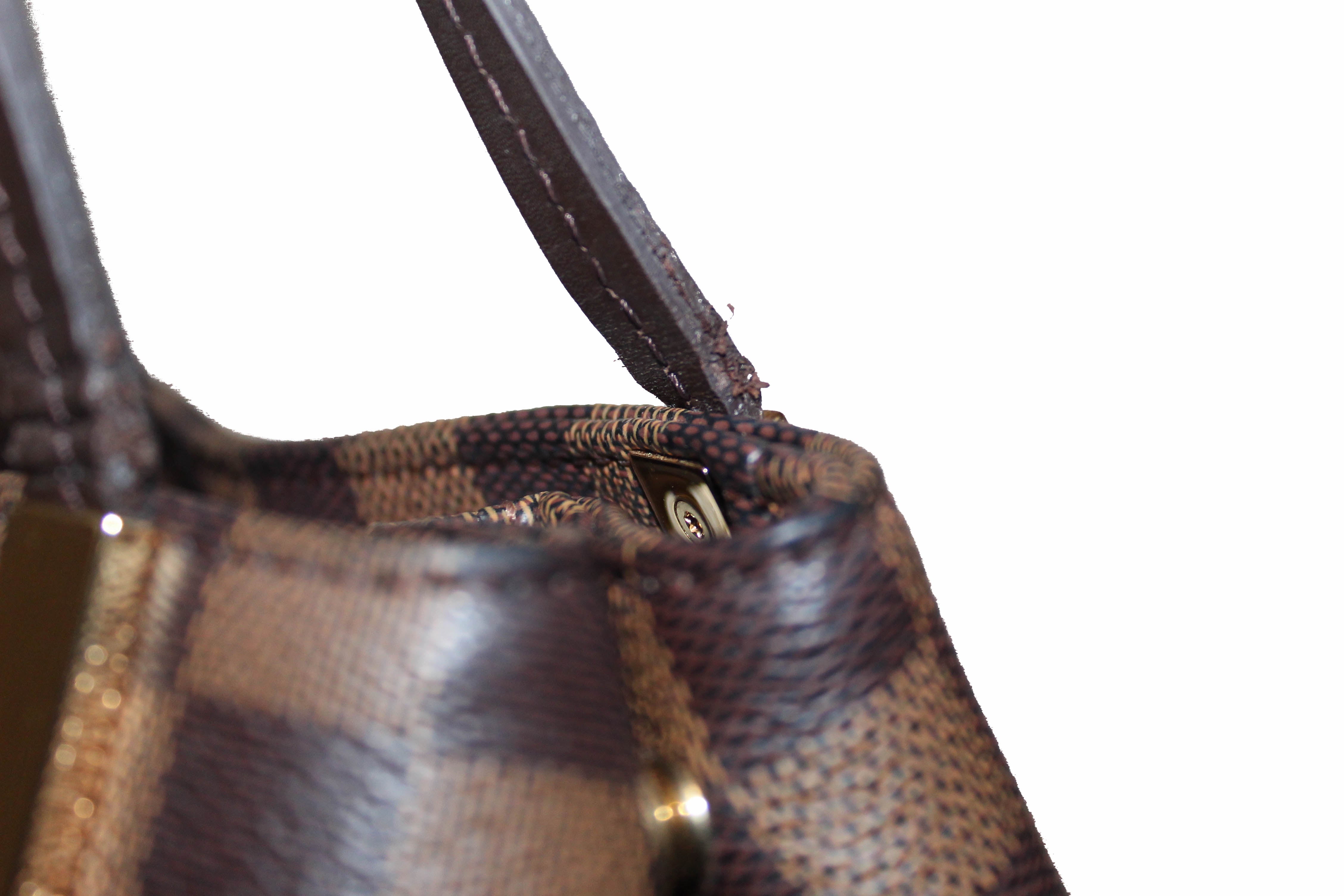 LOUIS VUITTON Marylebone PM Damier Ebene Shoulder Bag Brown