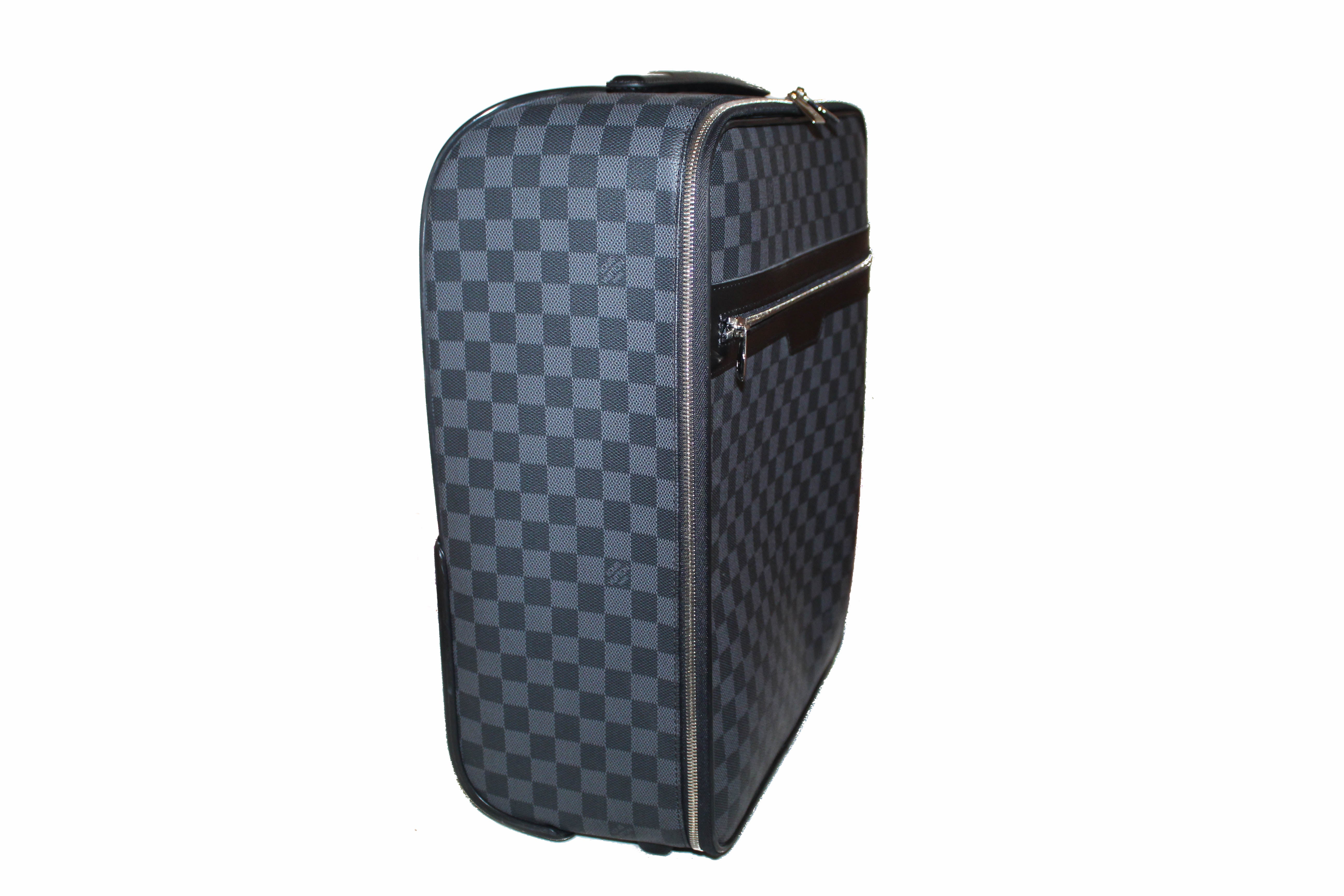 Louis Vuitton Black Epi Leather Pegase 55 Luggage at 1stDibs