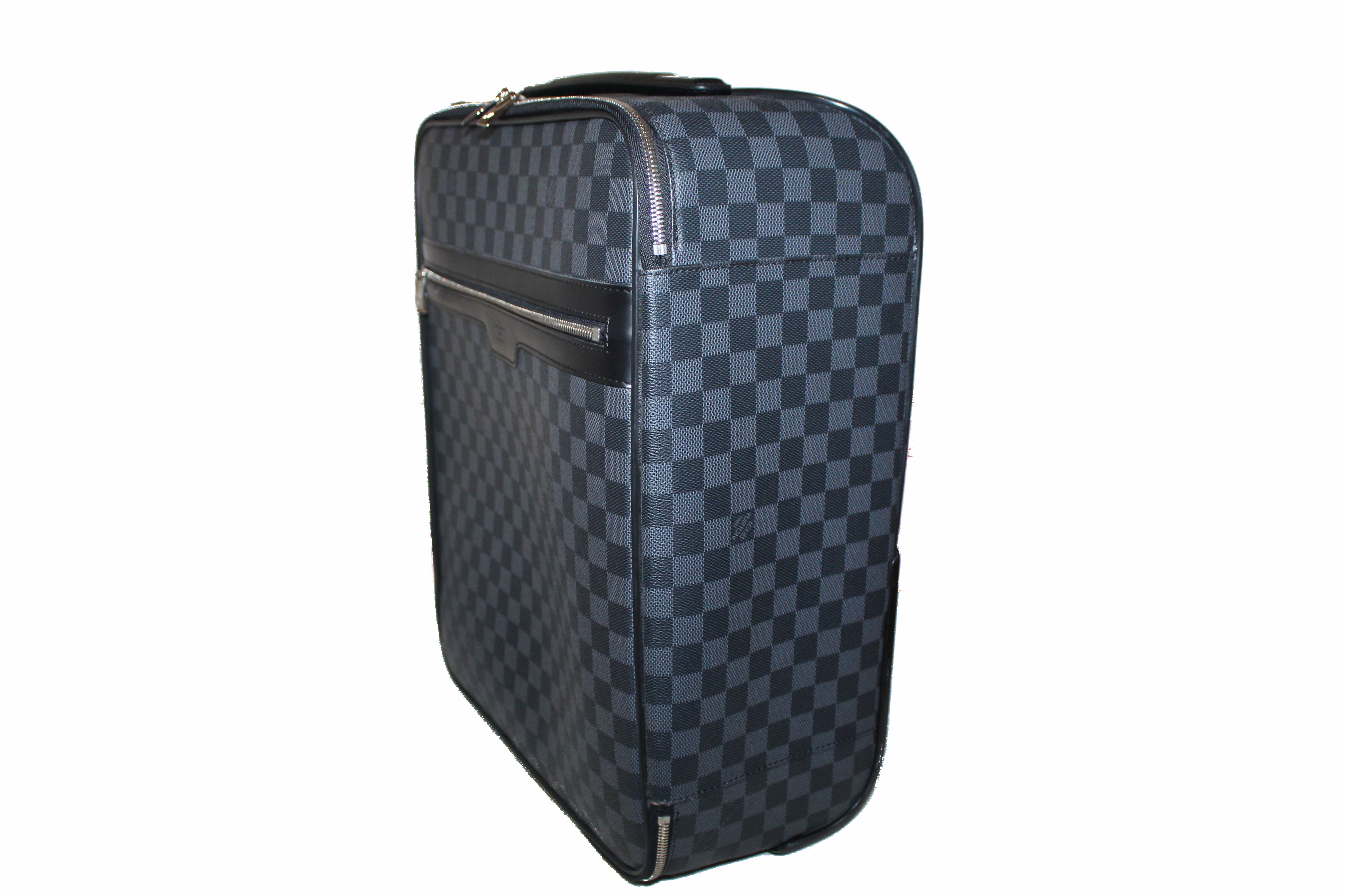 LOUIS VUITTON Black Epi Leather Pegase 50 Luggage at 1stDibs