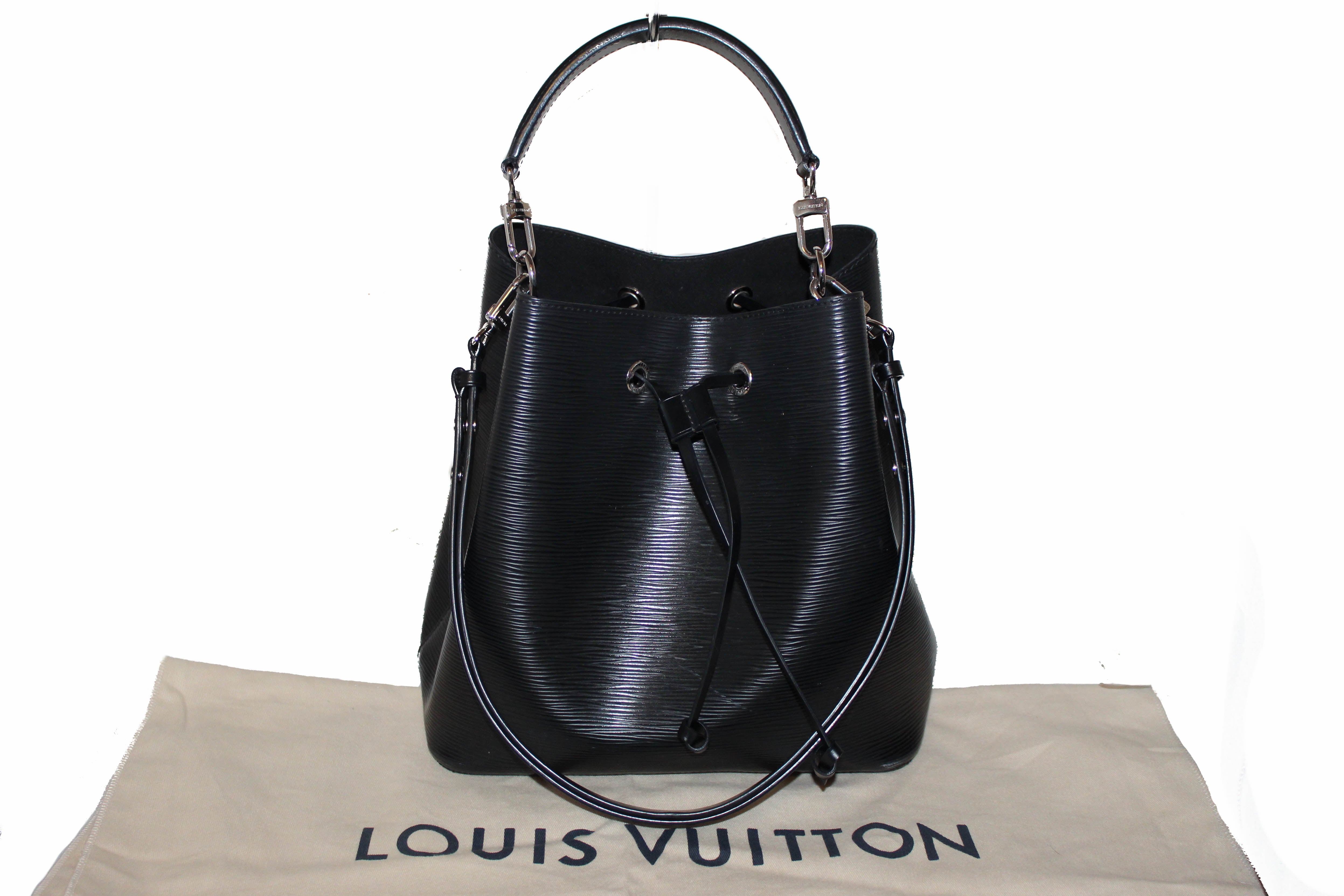 Shop for Louis Vuitton Black Epi Leather Riviera Handbag - Shipped from USA