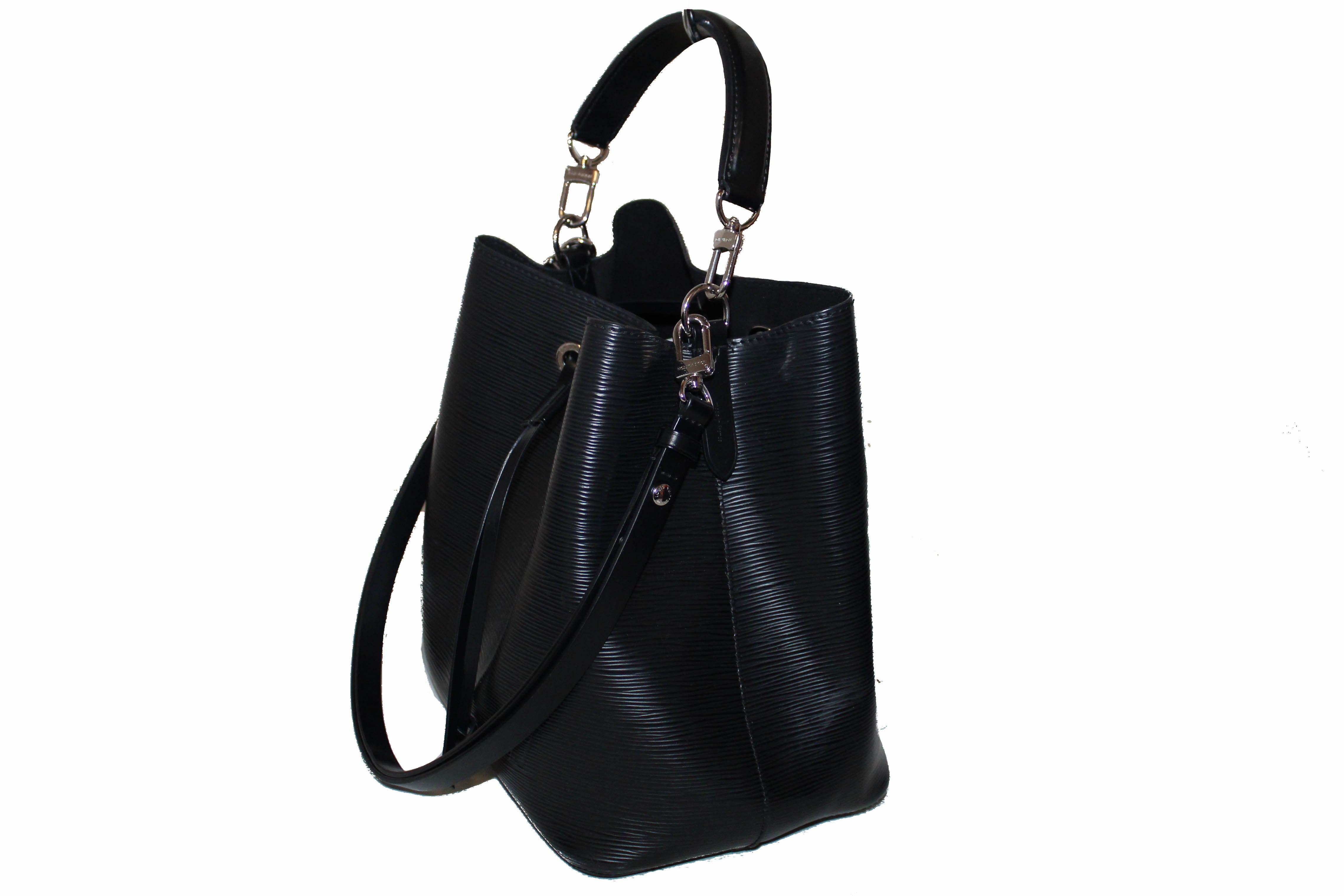 Authentic Louis Vuitton Black Epi Leather NeoNoe MM Bag – Paris Station Shop
