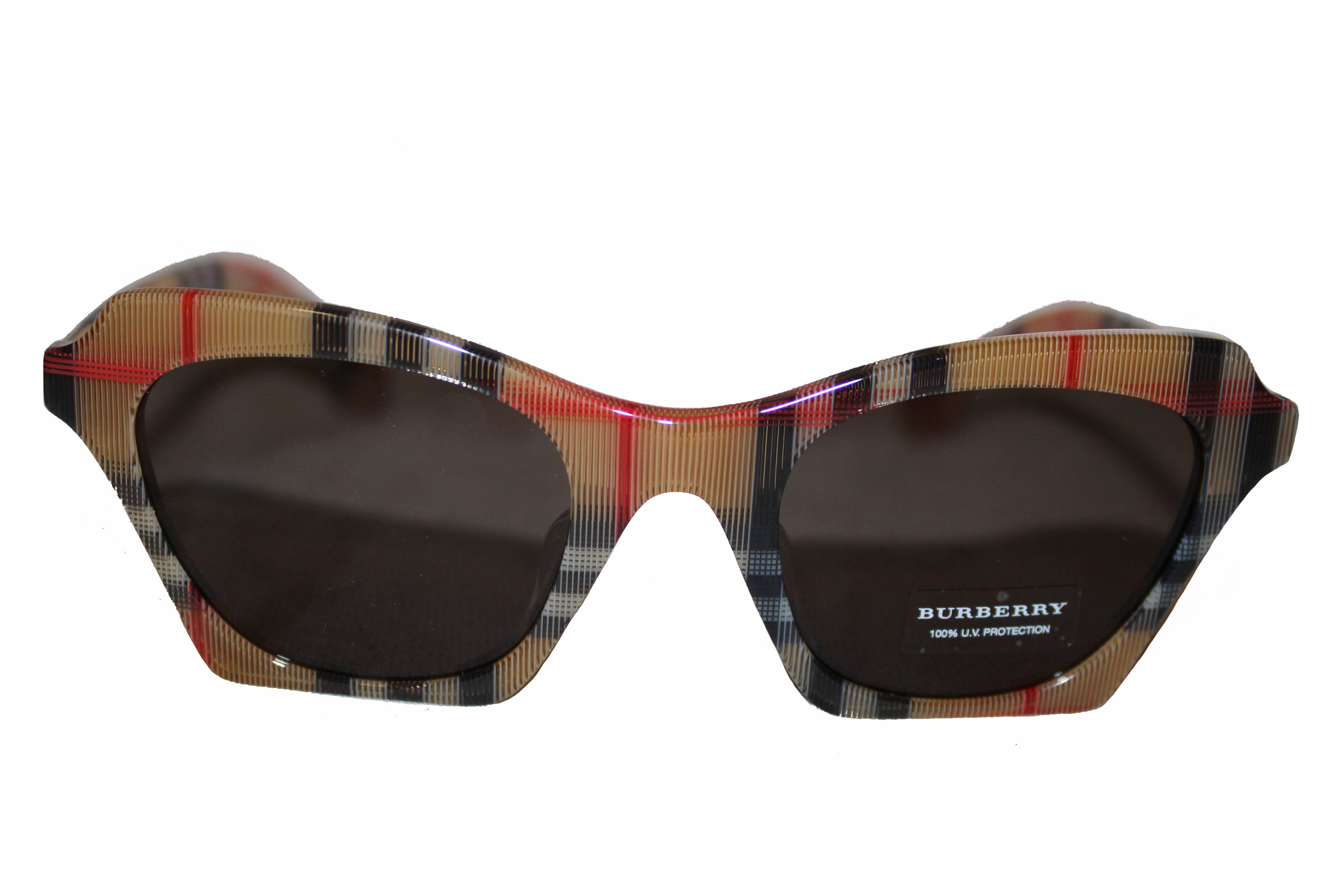 Authentic New Burberry Sunglasses B4283F 3778/3 Vintage Check Sunglas