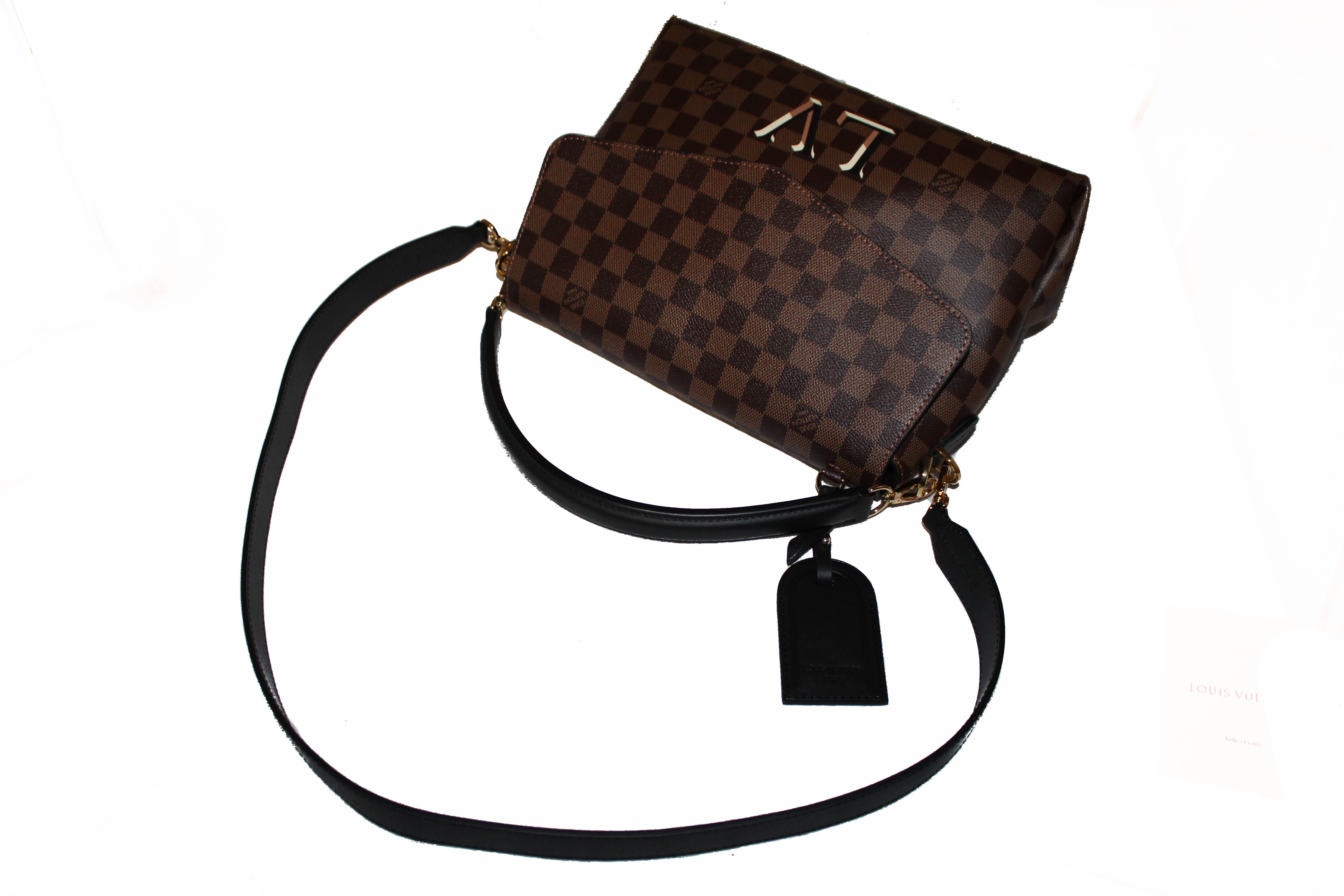 Louis Vuitton Damier Ebene Beaubourg MM Scarlet