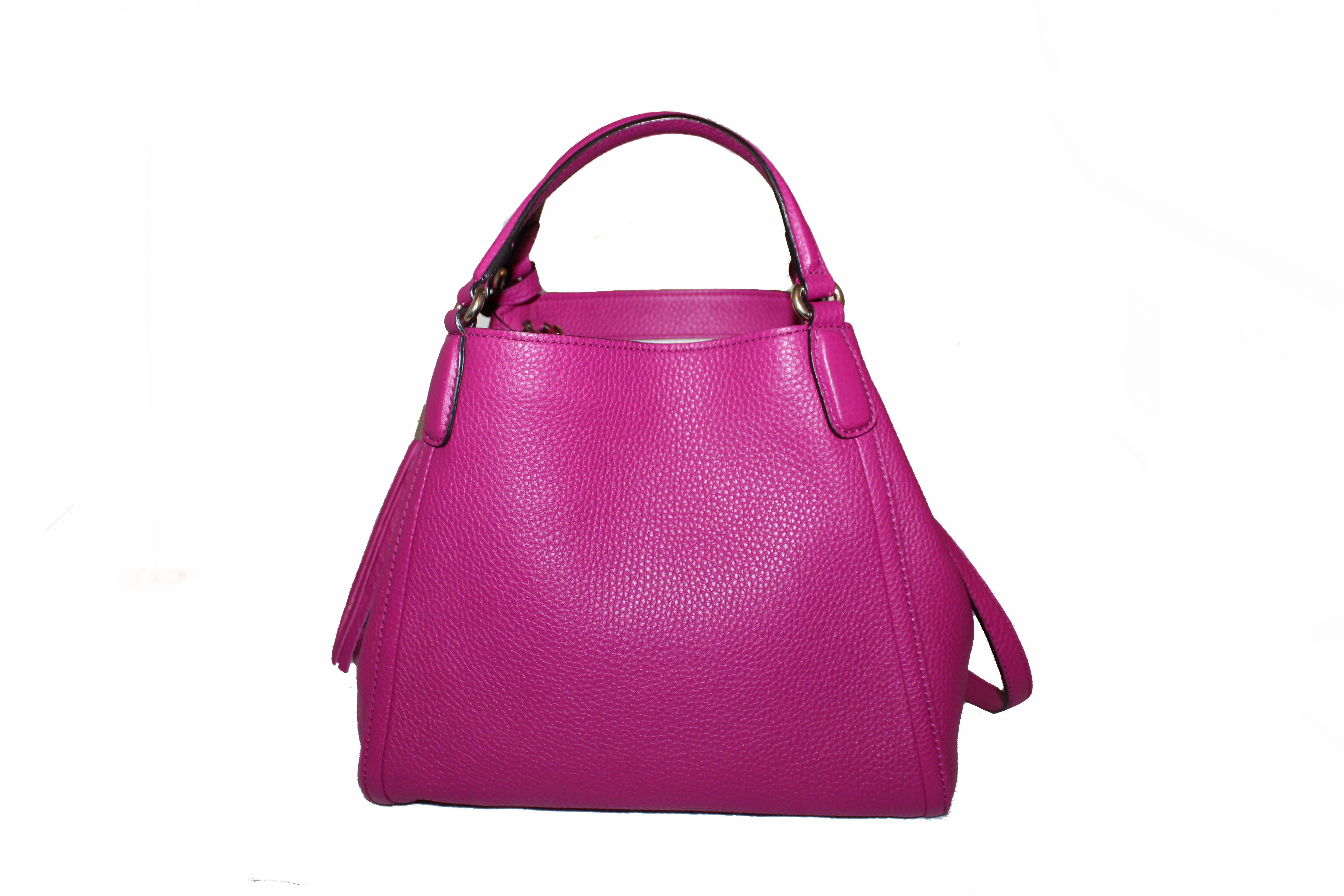 Authentic Gucci Magenta Soho Convertible Leather Small Shoulder Bag – Paris Station Shop