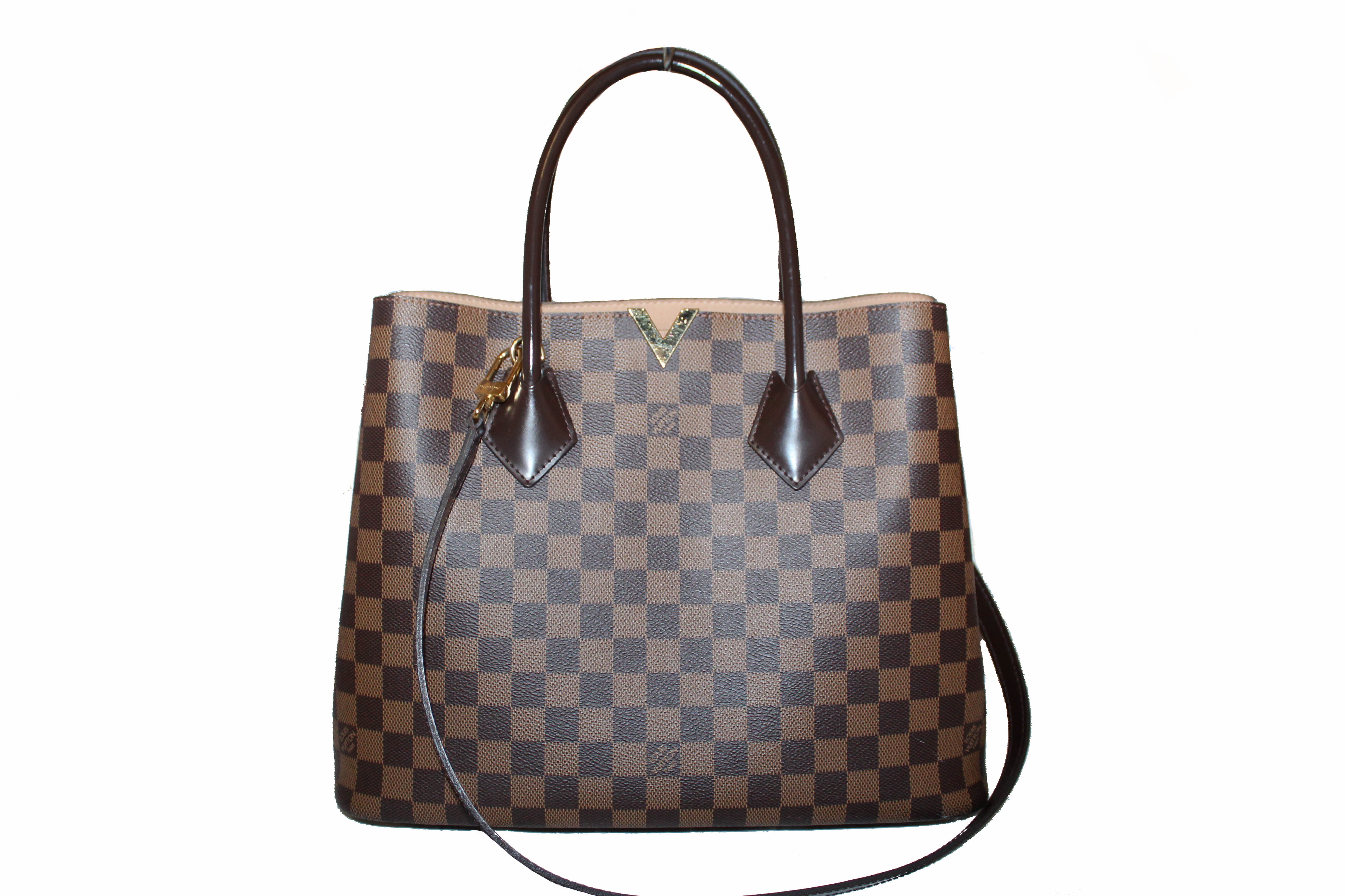 Authentic Louis Vuitton Damier Ebene Kensington Tote/Shoulder Bag – Paris Station Shop