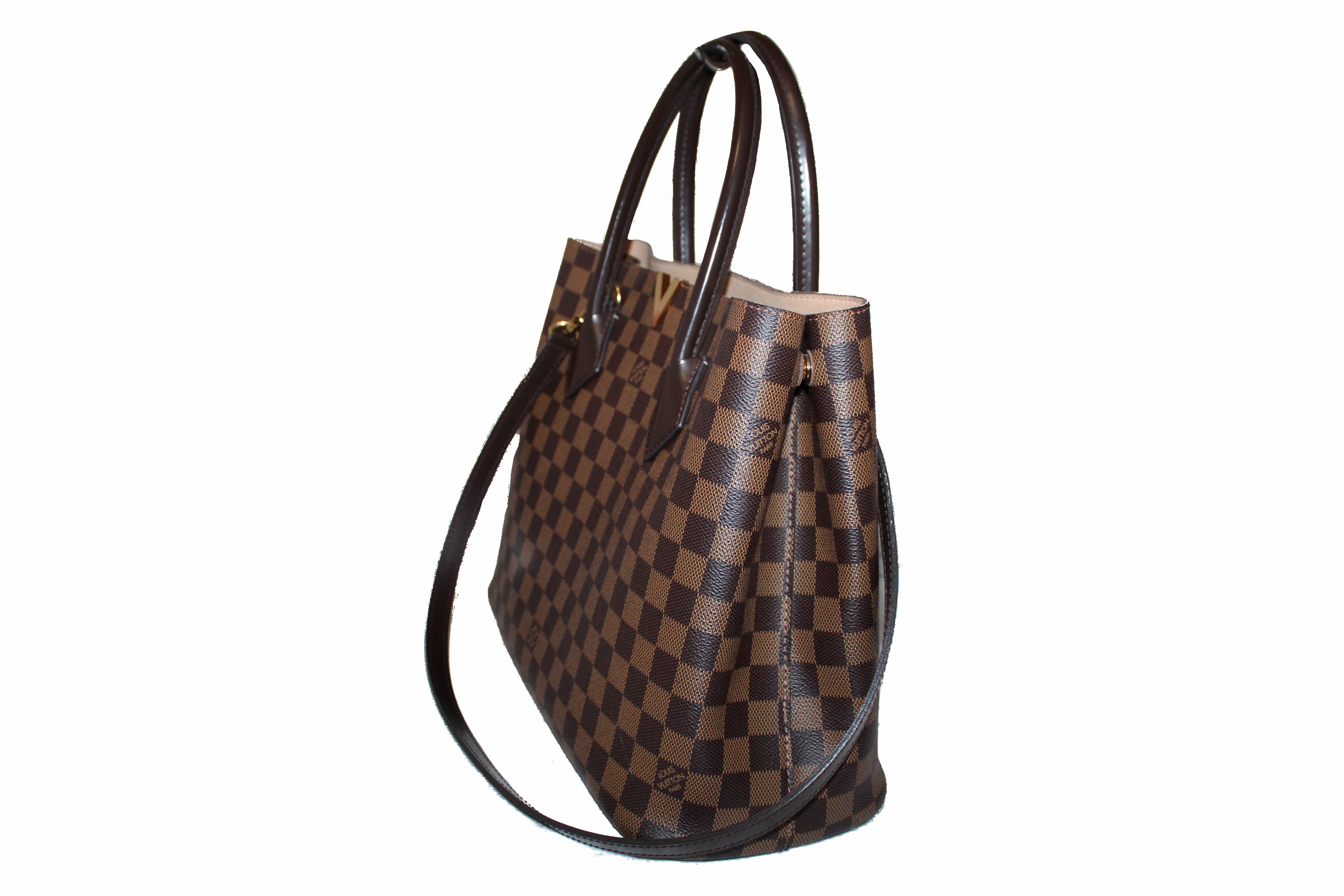 Authentic Louis Vuitton Damier Ebene Kensington Tote/Shoulder Bag – Paris Station Shop