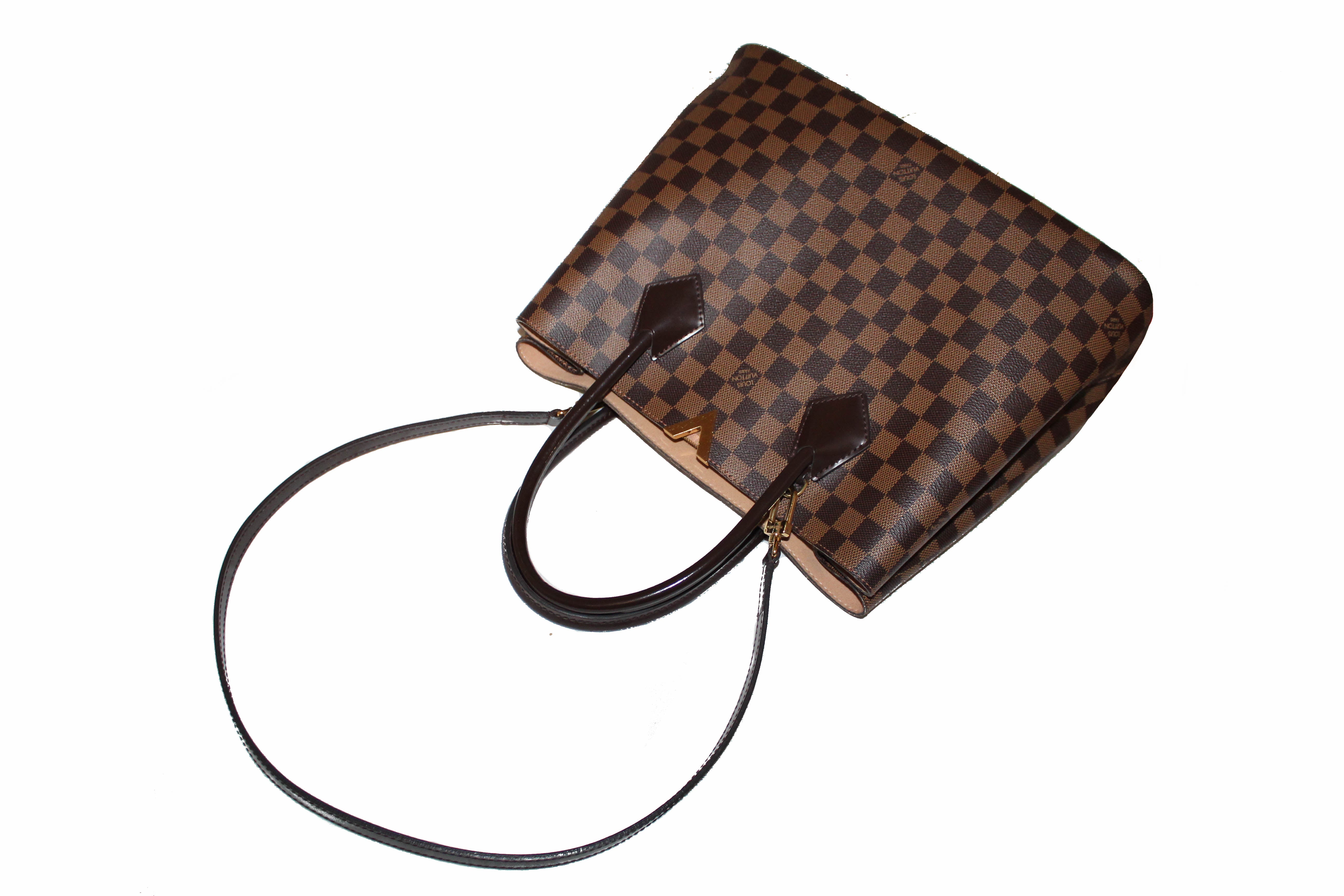 Authentic Louis Vuitton Damier Ebene Kensington Tote/Shoulder Bag – Paris Station Shop