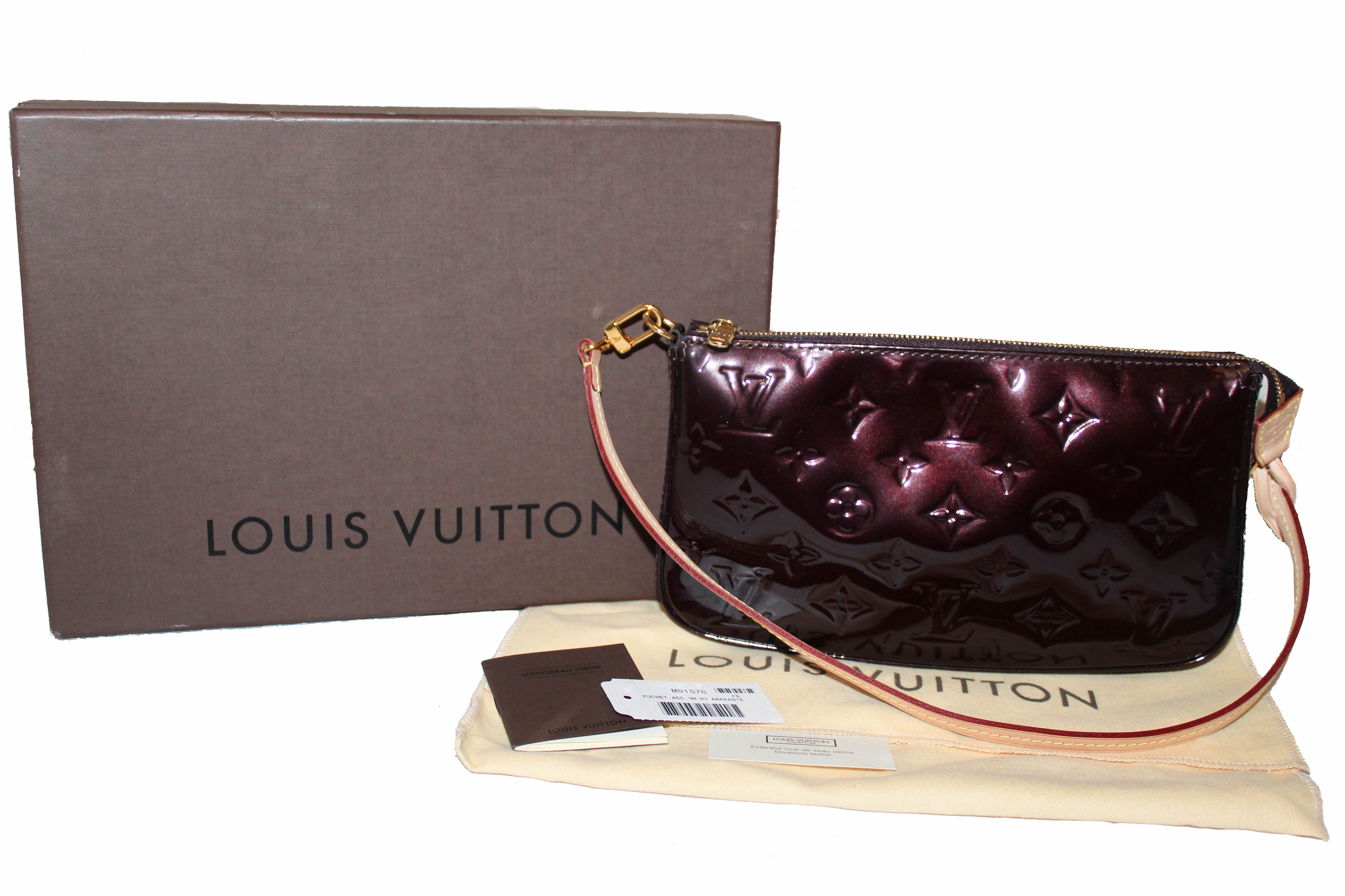 Louis Vuitton Vernis Pochette Ana Amarante at Jill's Consignment