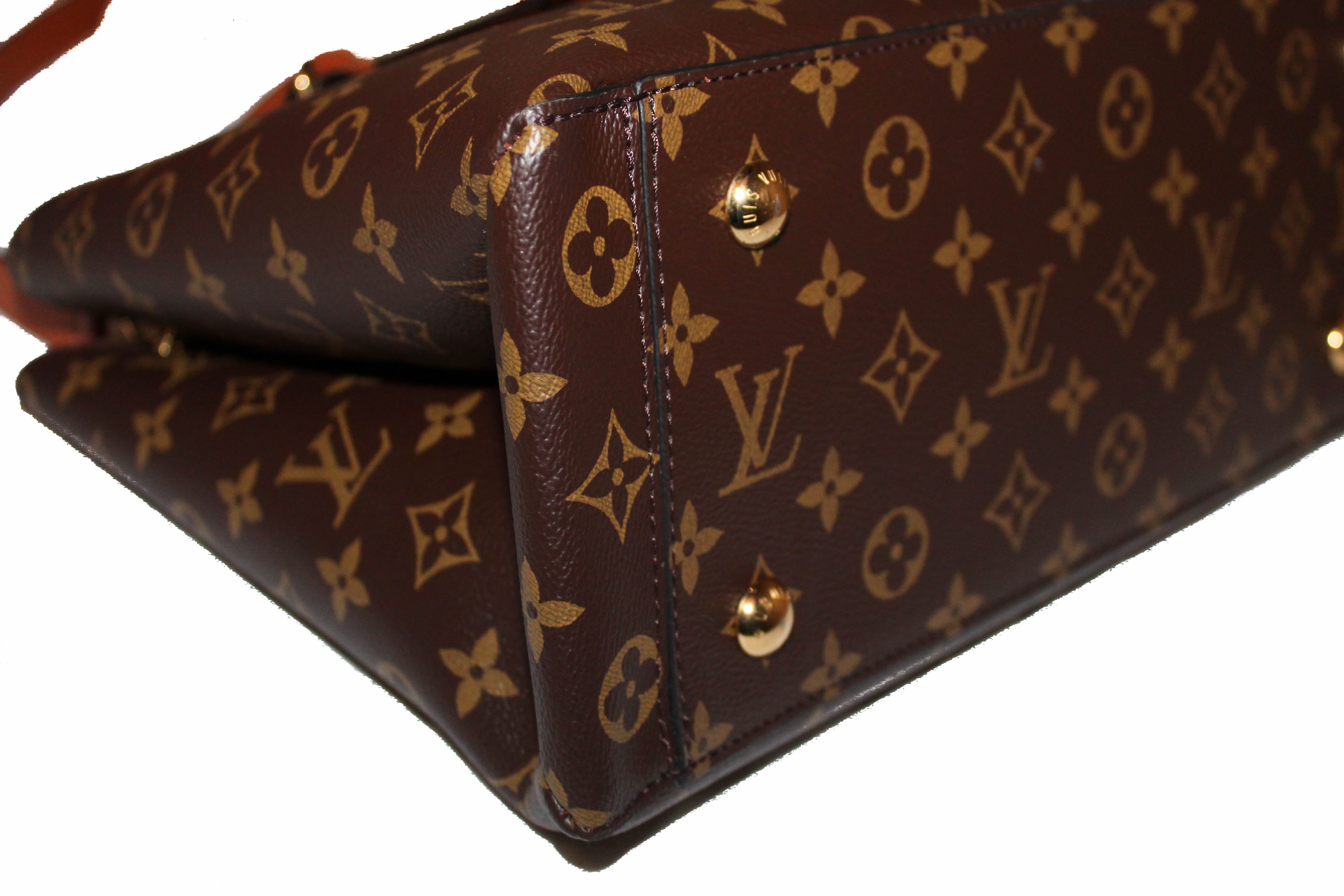 Authentic Louis Vuitton Caramel Monogram Flower Tote Handbag/Shoulder – Paris Station Shop