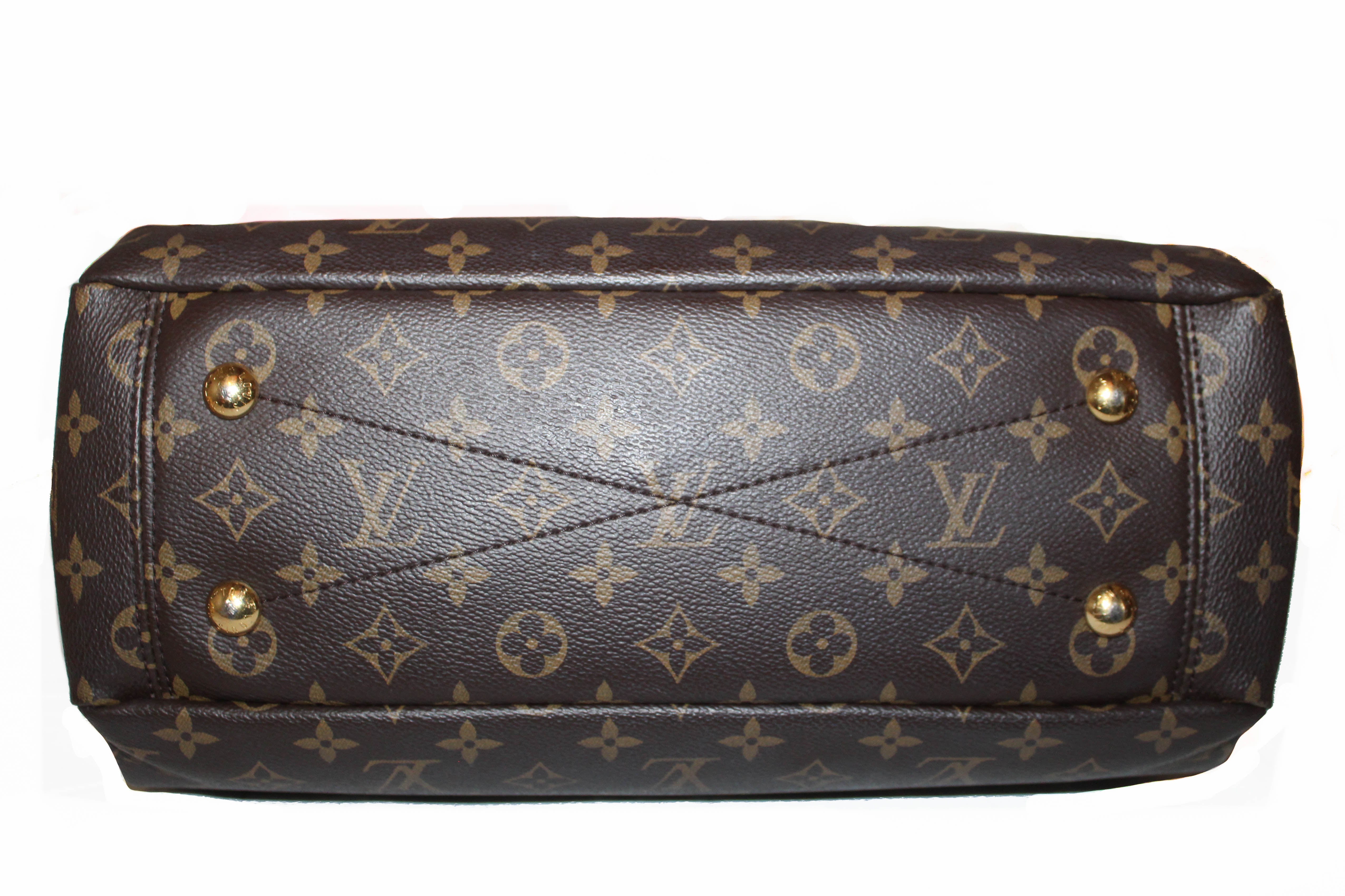Authentic Louis Vuitton Monogram Noir Pallas Shopper Tote Shoulder Bag – Paris Station Shop