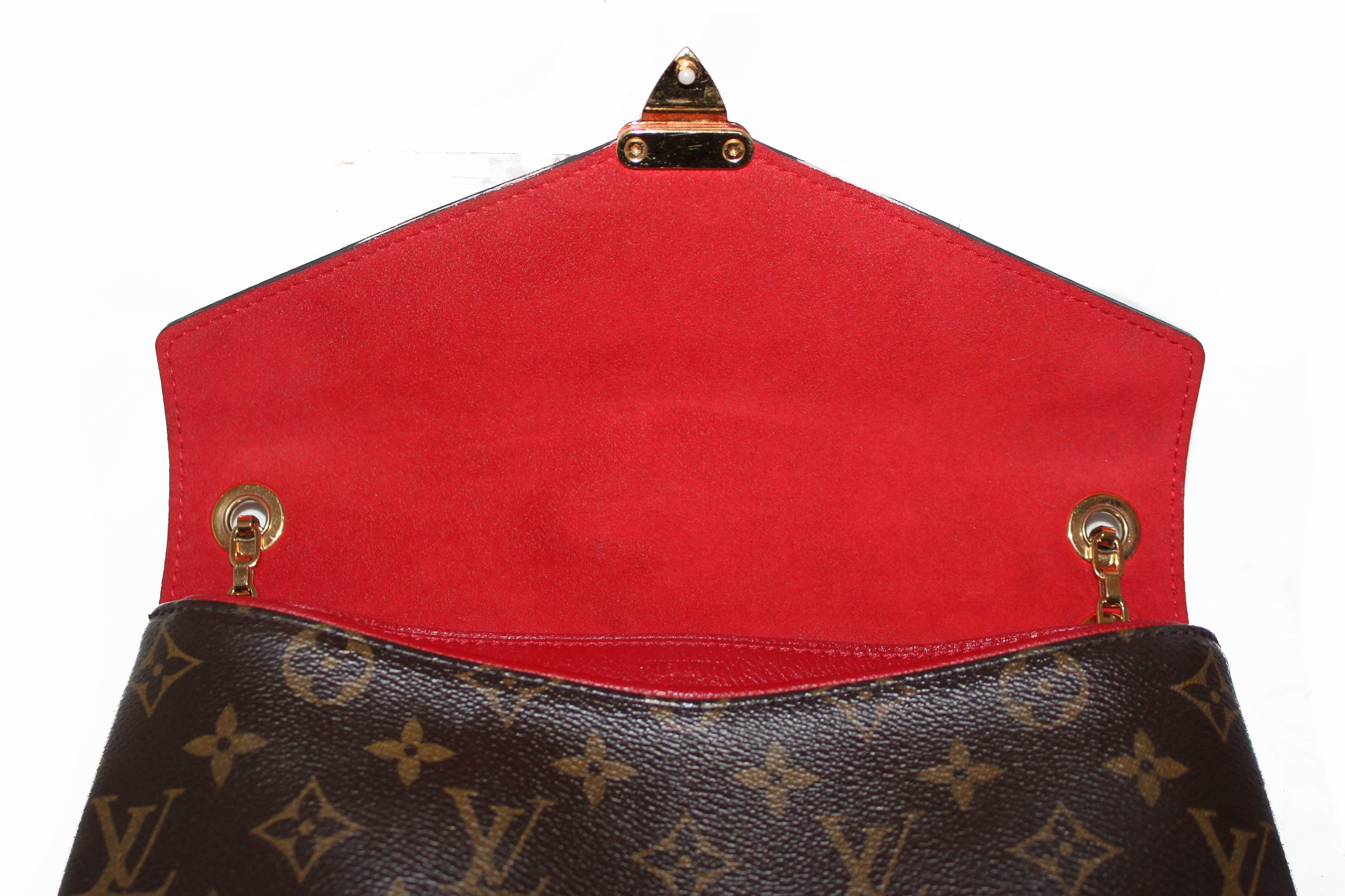 Louis Vuitton Pallas Chain Monogram Canvas Shoulder Bag