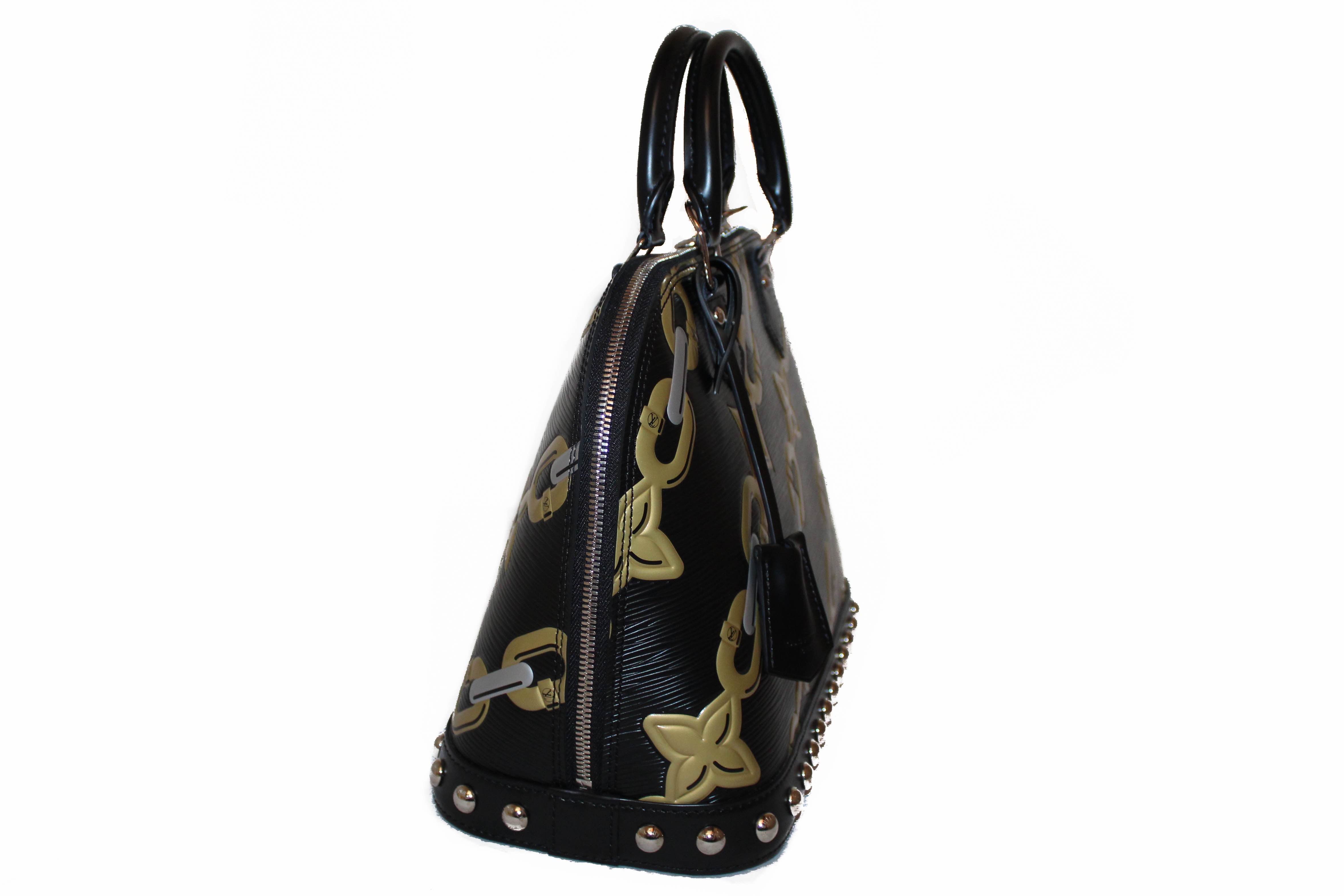 Louis Vuitton Black Monogram Paris Embossed Leather Limited Edition Speedy  Cube 30 Bag Louis Vuitton