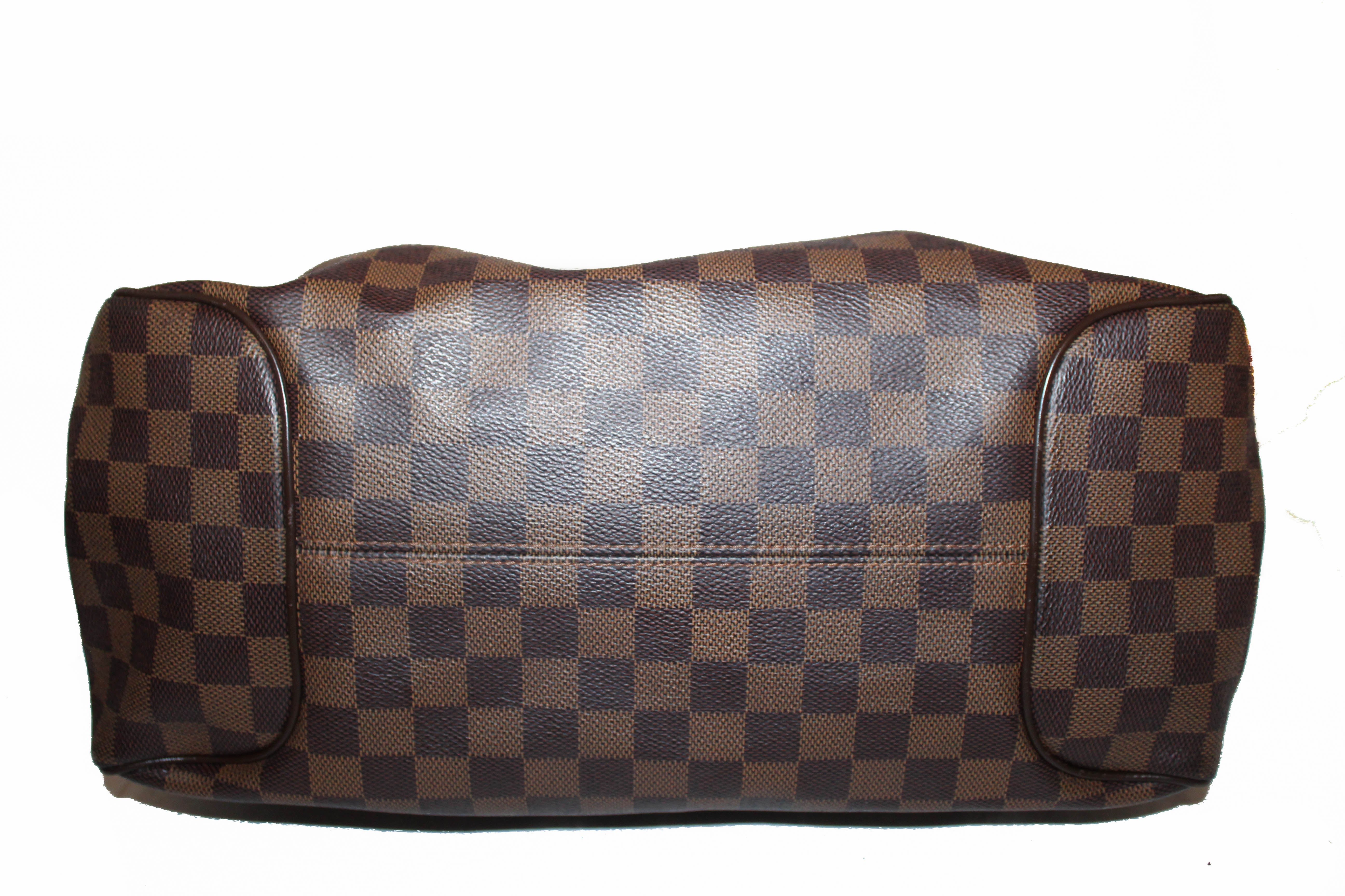 Authentic Louis Vuitton Damier Ebene Canvas Reggia Shoulder Bag – Paris ...