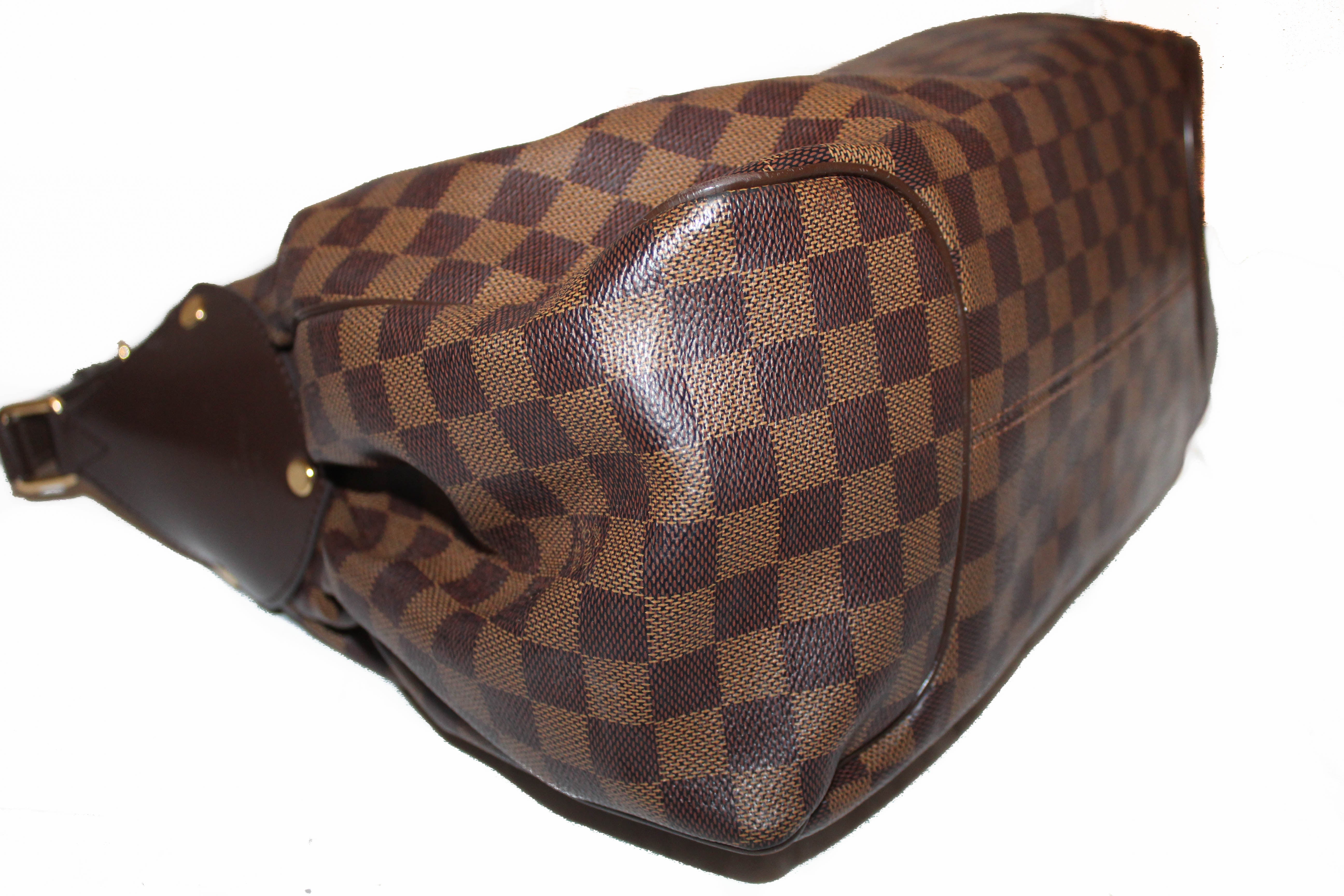 Authentic Louis Vuitton Damier Ebene Canvas Reggia Shoulder Bag – Paris ...