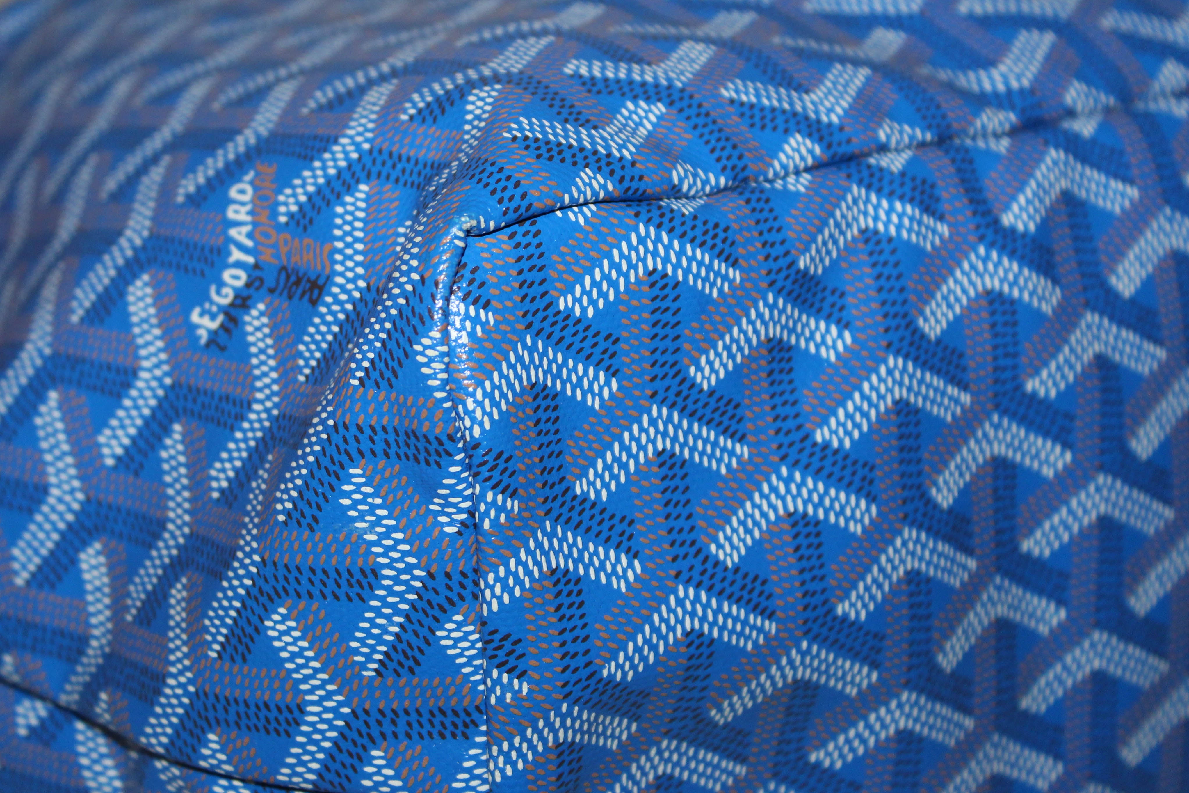 blue goyard print