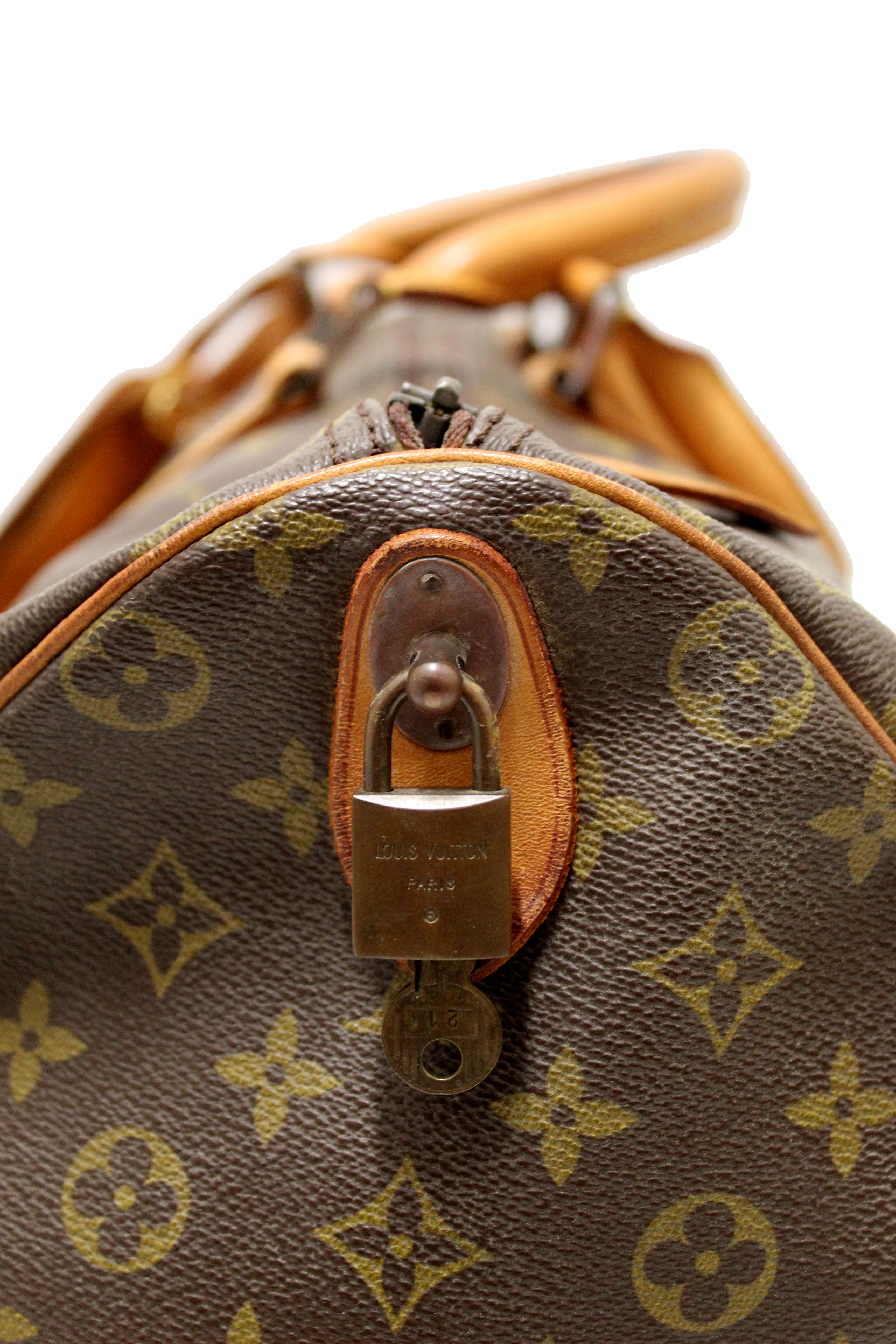 Authentic Louis Vuitton Vintage Classic Monogram Keepall 50 Travel Bag   Paris Station Shop