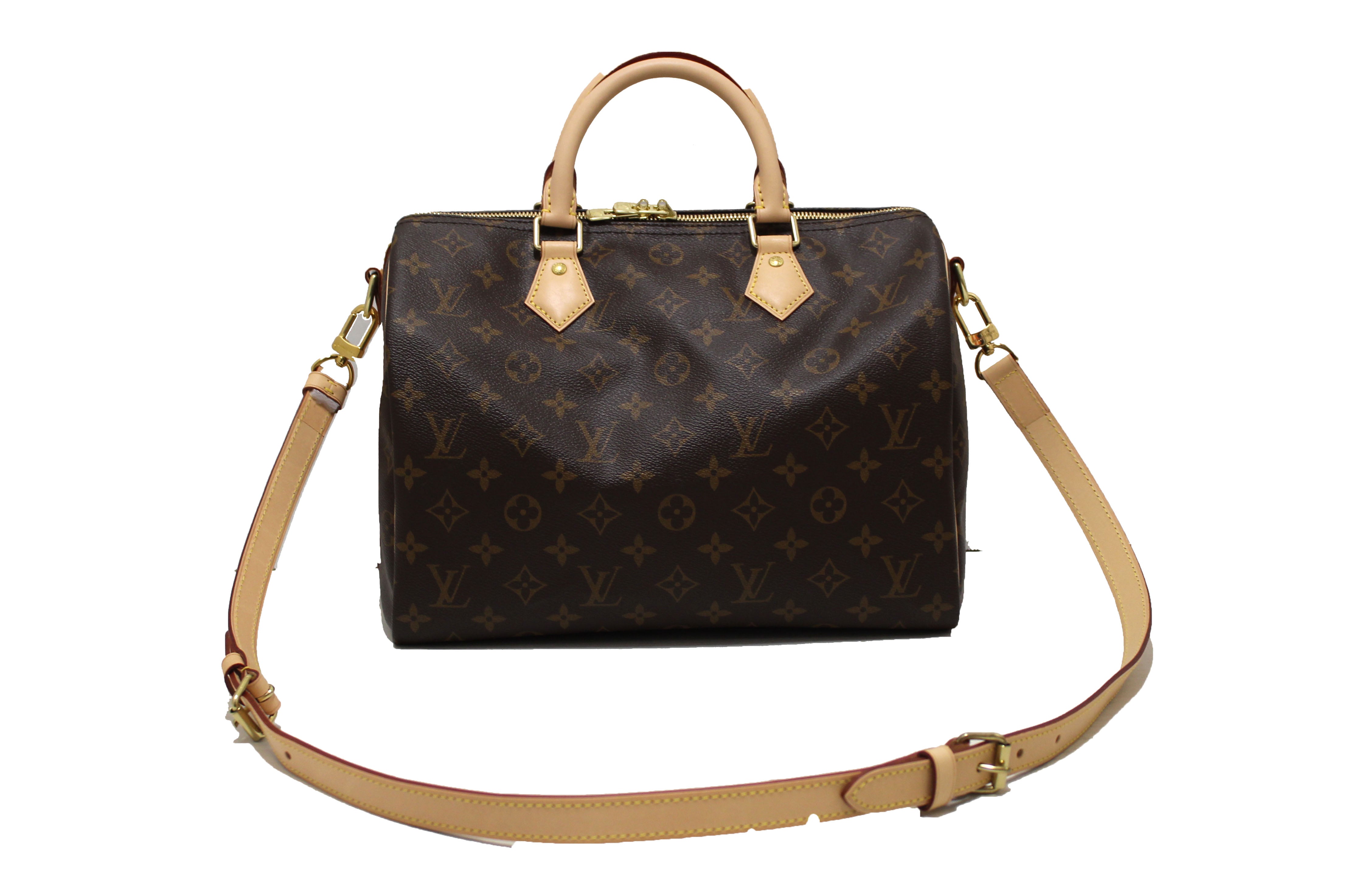 Louis Vuitton Classic Monogram Speedy 30 Bandouliere Bag – Italy