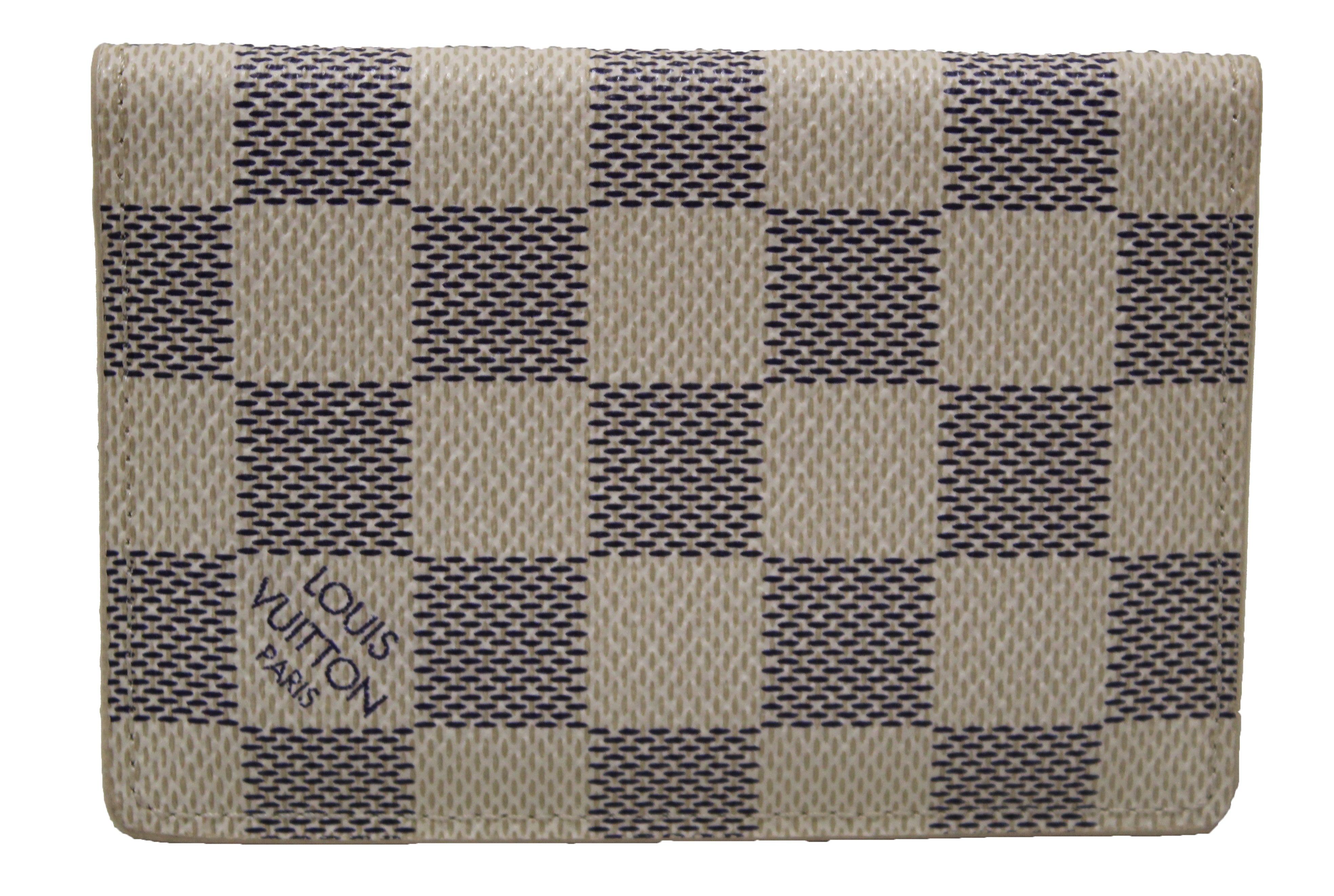 Authentic Louis Vuitton Damier Azur Canvas Pocket Organizer Card – Station Shop