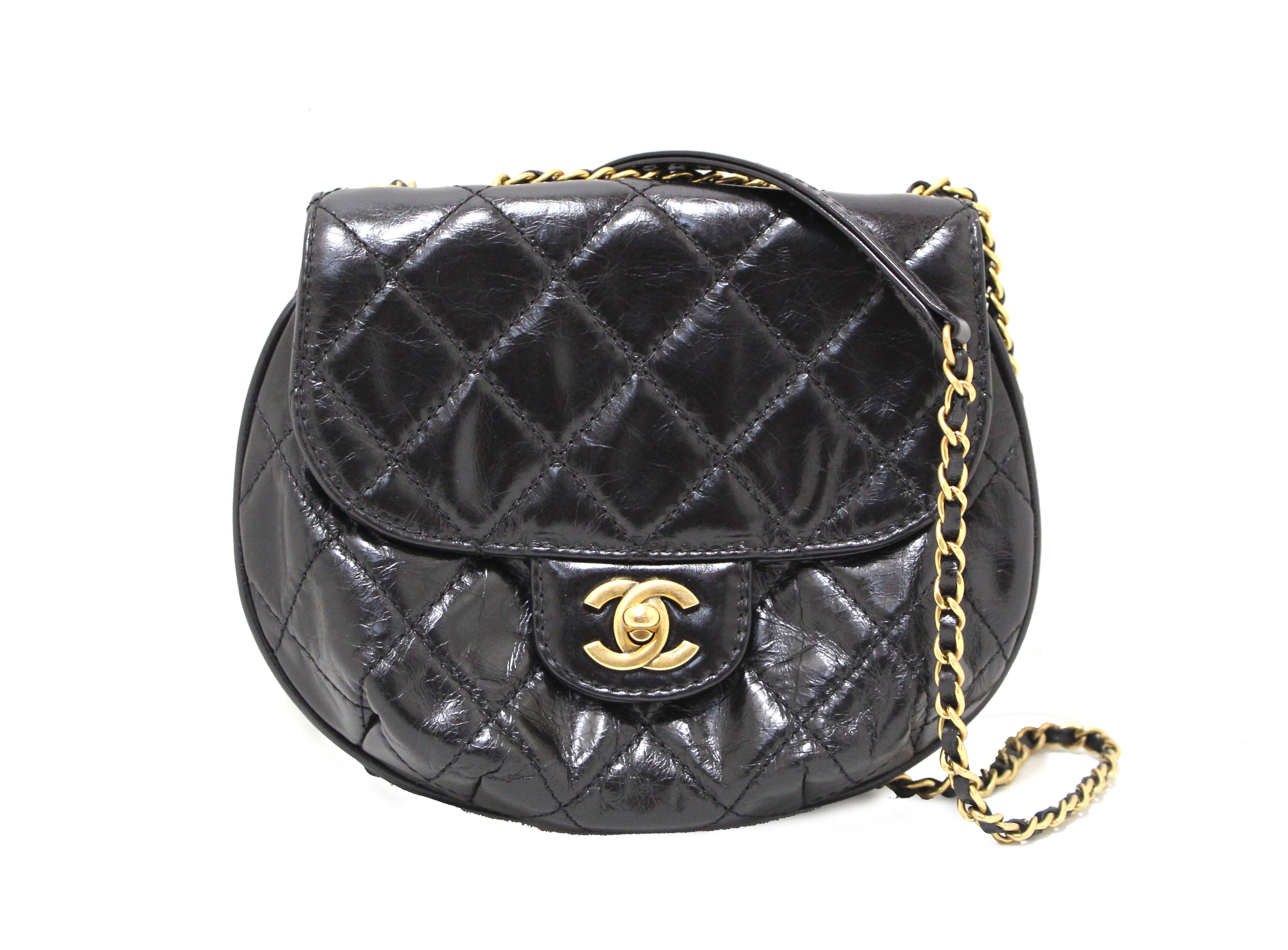 Chanel Black Square Quilted Leather Multi Chain Classic Flap Bag Chanel   TLC