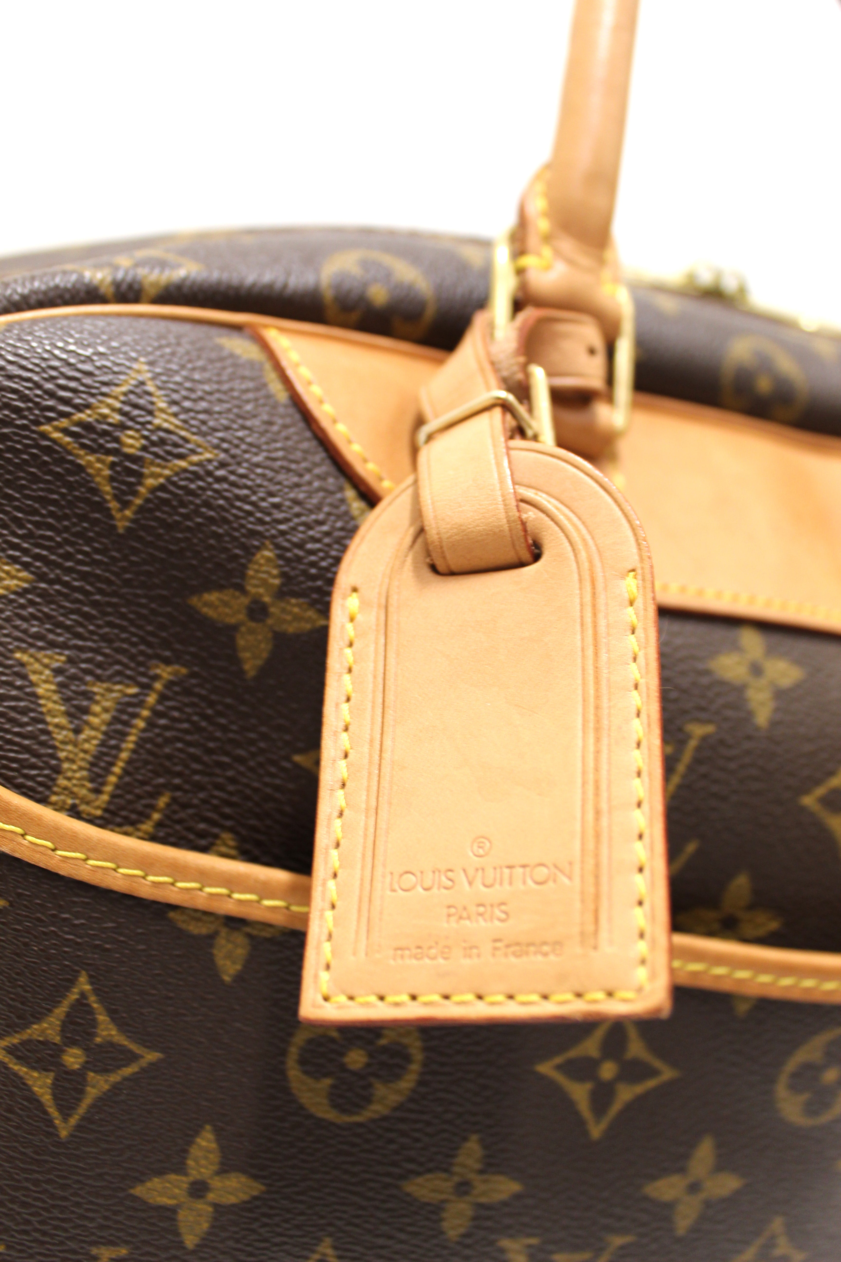 Authentic Louis Vuitton Classic Monogram Canvas Deauville Handbag ...