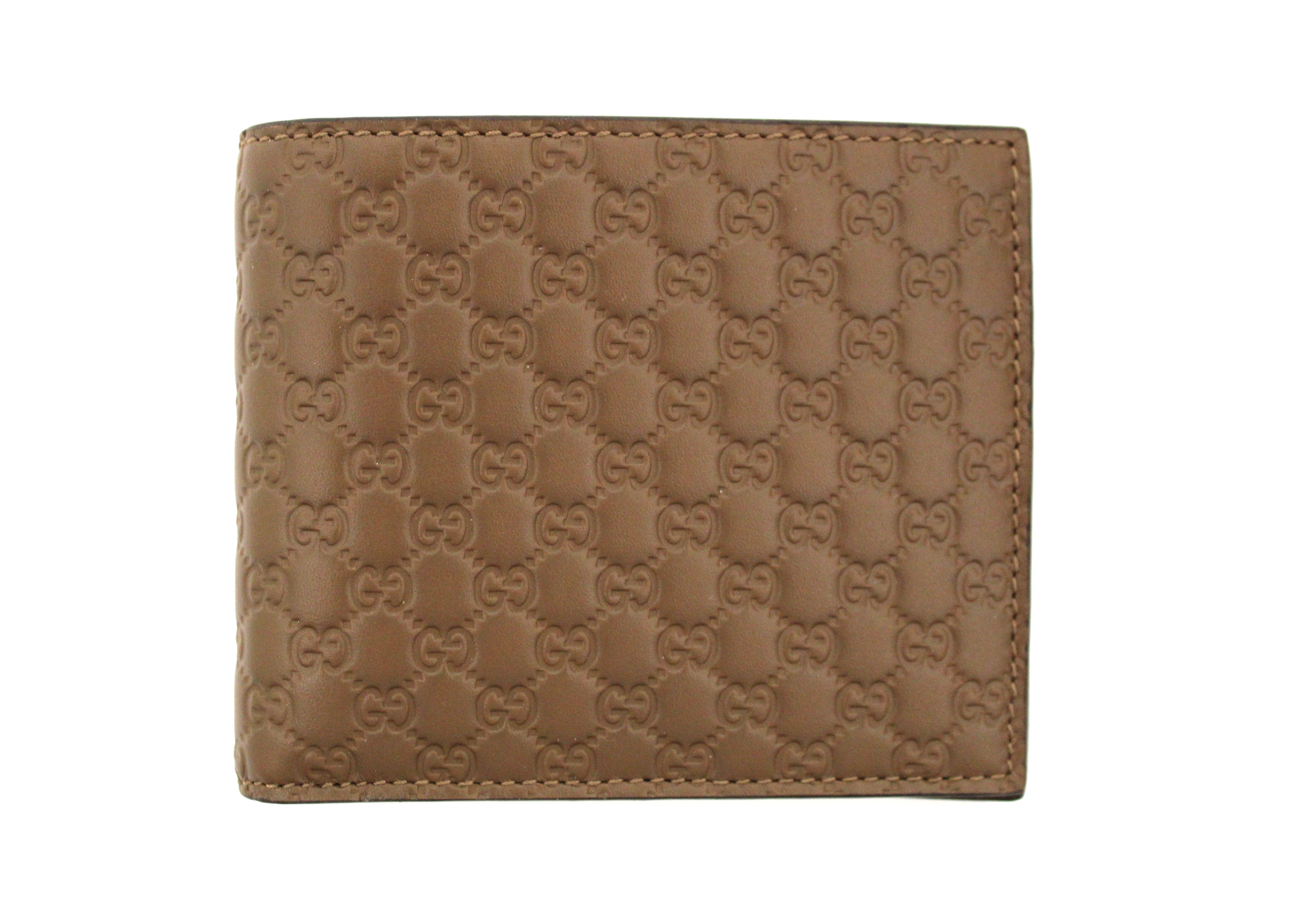 Authentic New Gucci Brown Microguccissima Leather Bi-fold Men's Wallet –  Paris Station Shop
