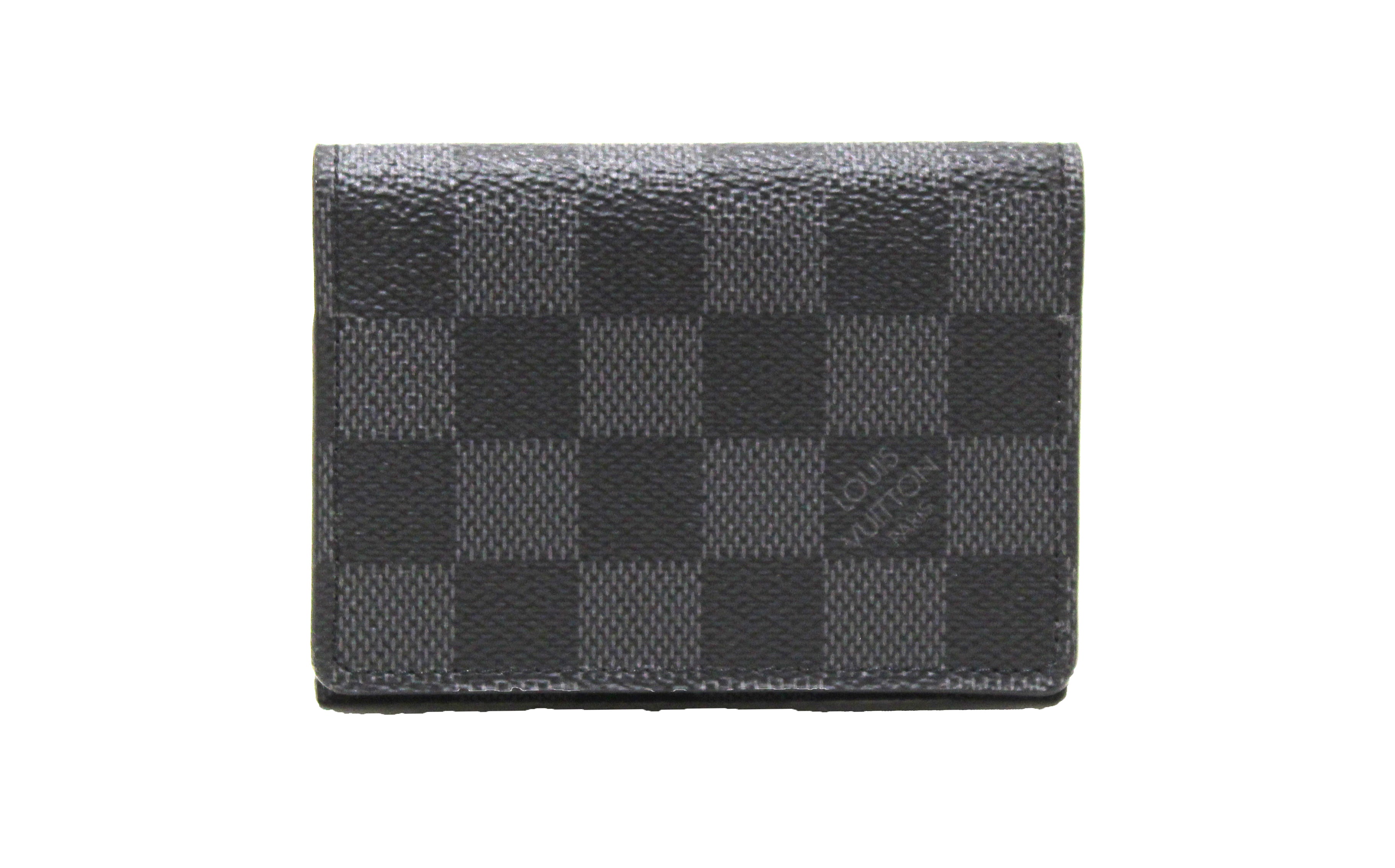 Authentic NEW Louis Vuitton Damier Graphite Envelope Business Card Hol –  Paris Station Shop