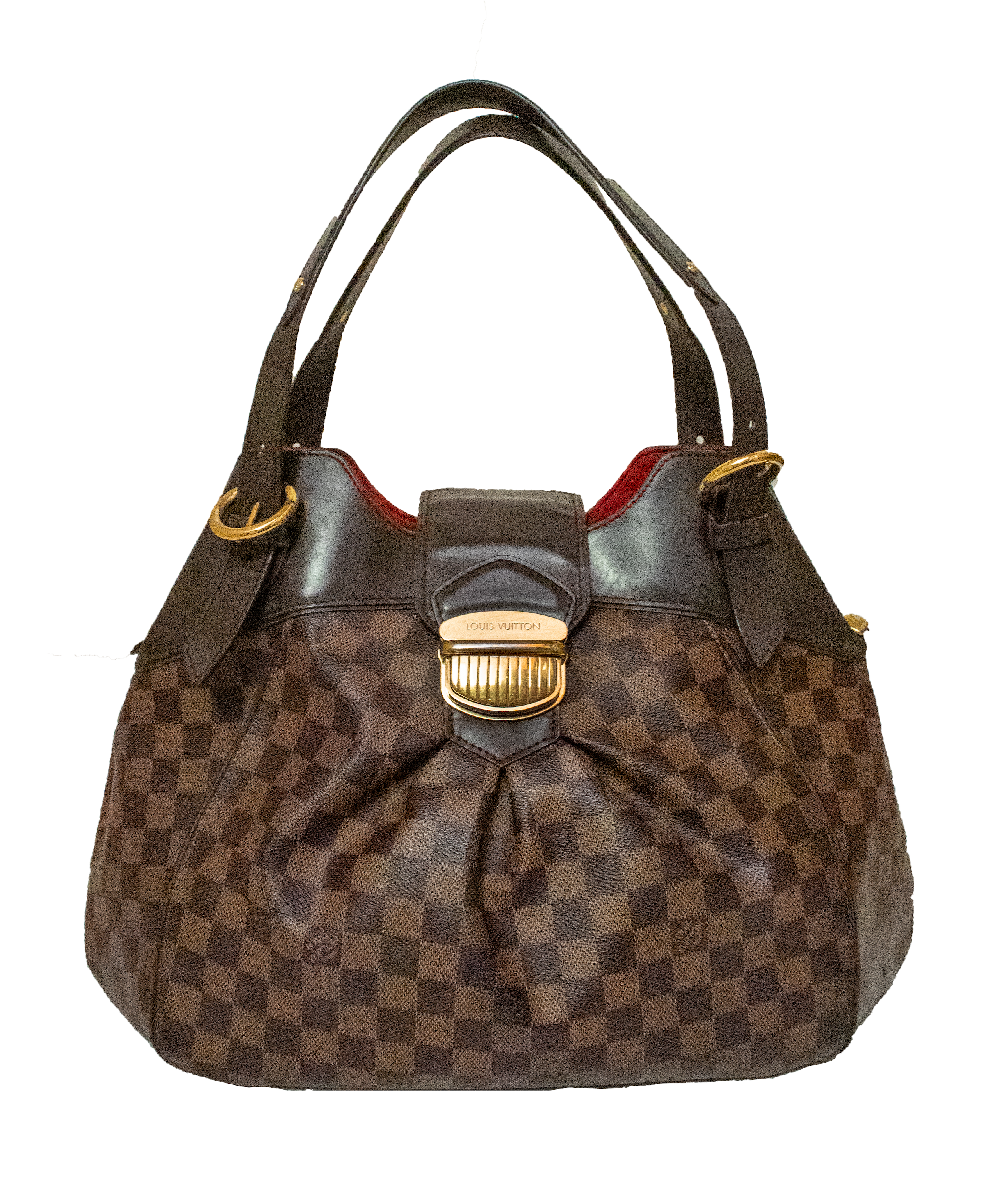 Gorgeous Authentic Vintage Louis Vuitton Damier Ebene Sistina GM Large Bag