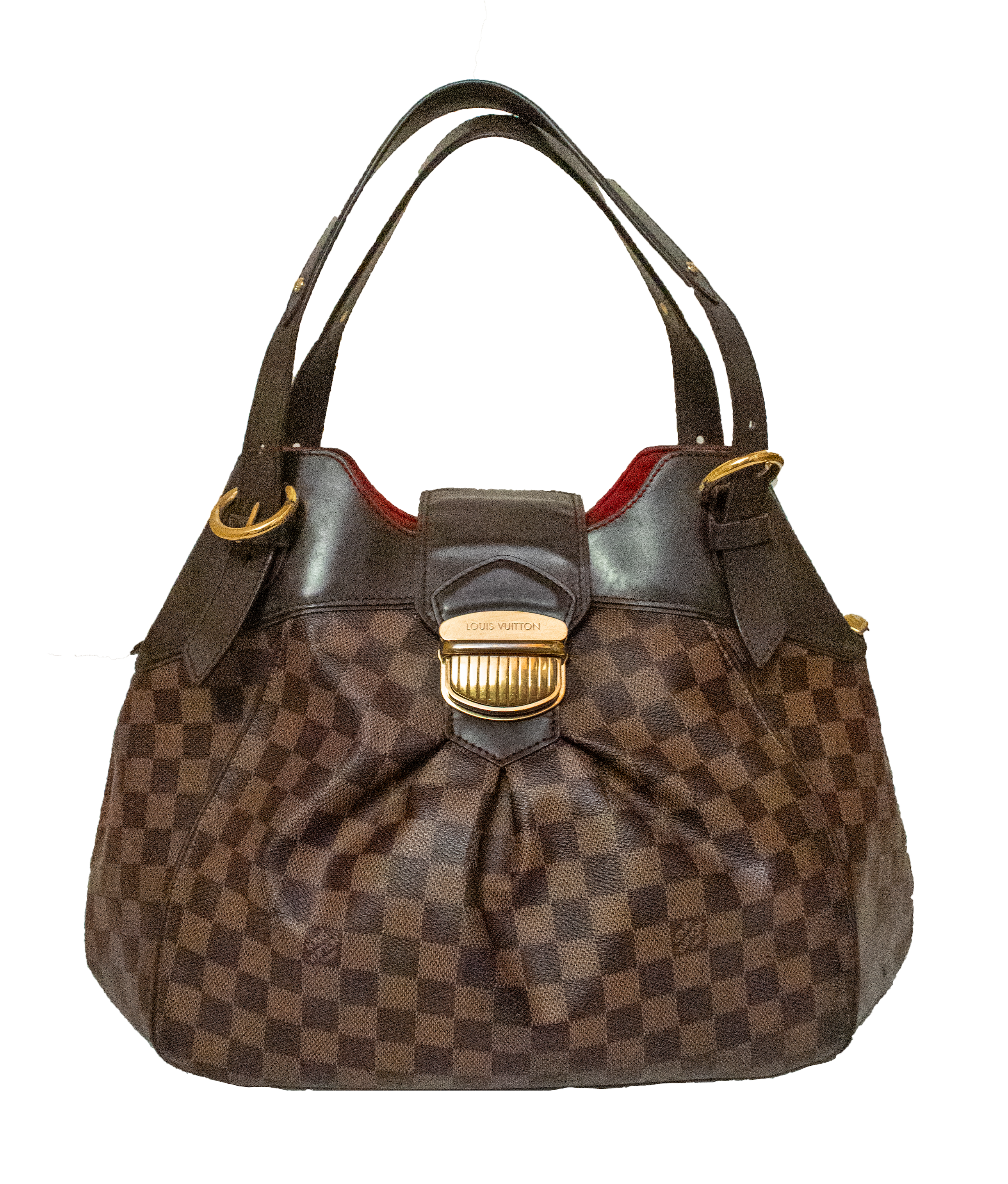 Louis Vuitton 'Sistina MM' Damier Ebène Canvas Shoulder Bag