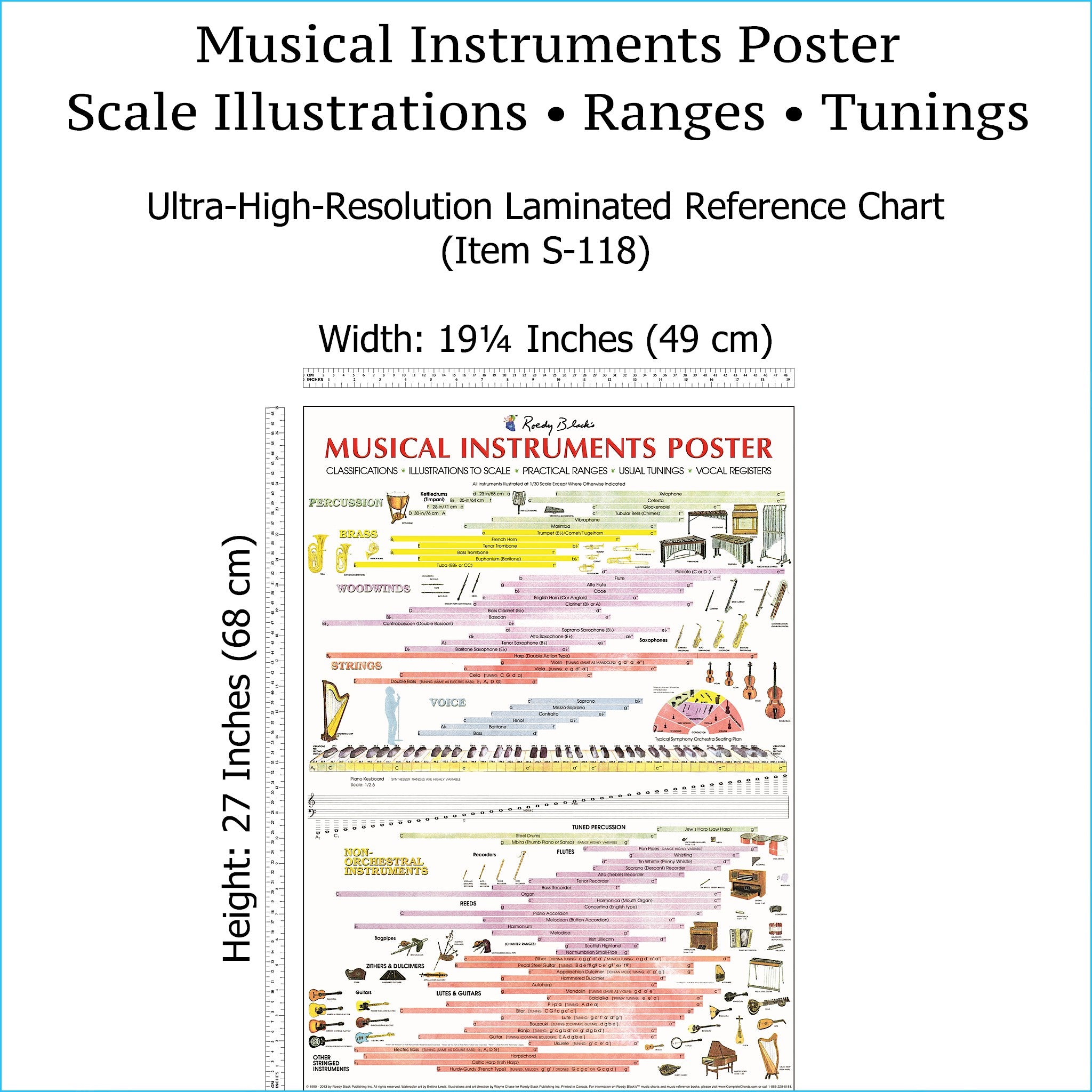 Instrument Pitch Chart