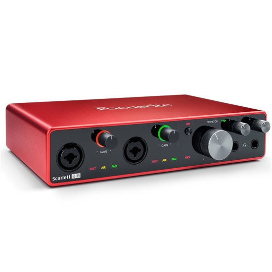 Focusrite Scarlett 2i2 Gen 3 2-in/2-out USB Audio Interface – Pro