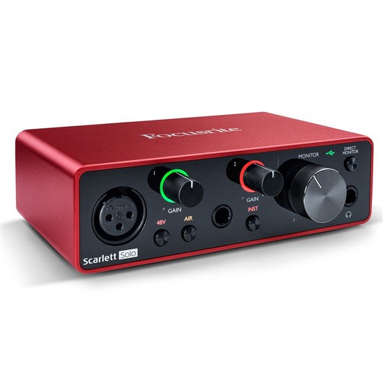 Focusrite Scarlett 2i2 Gen 3 2-in/2-out USB Audio Interface – Pro