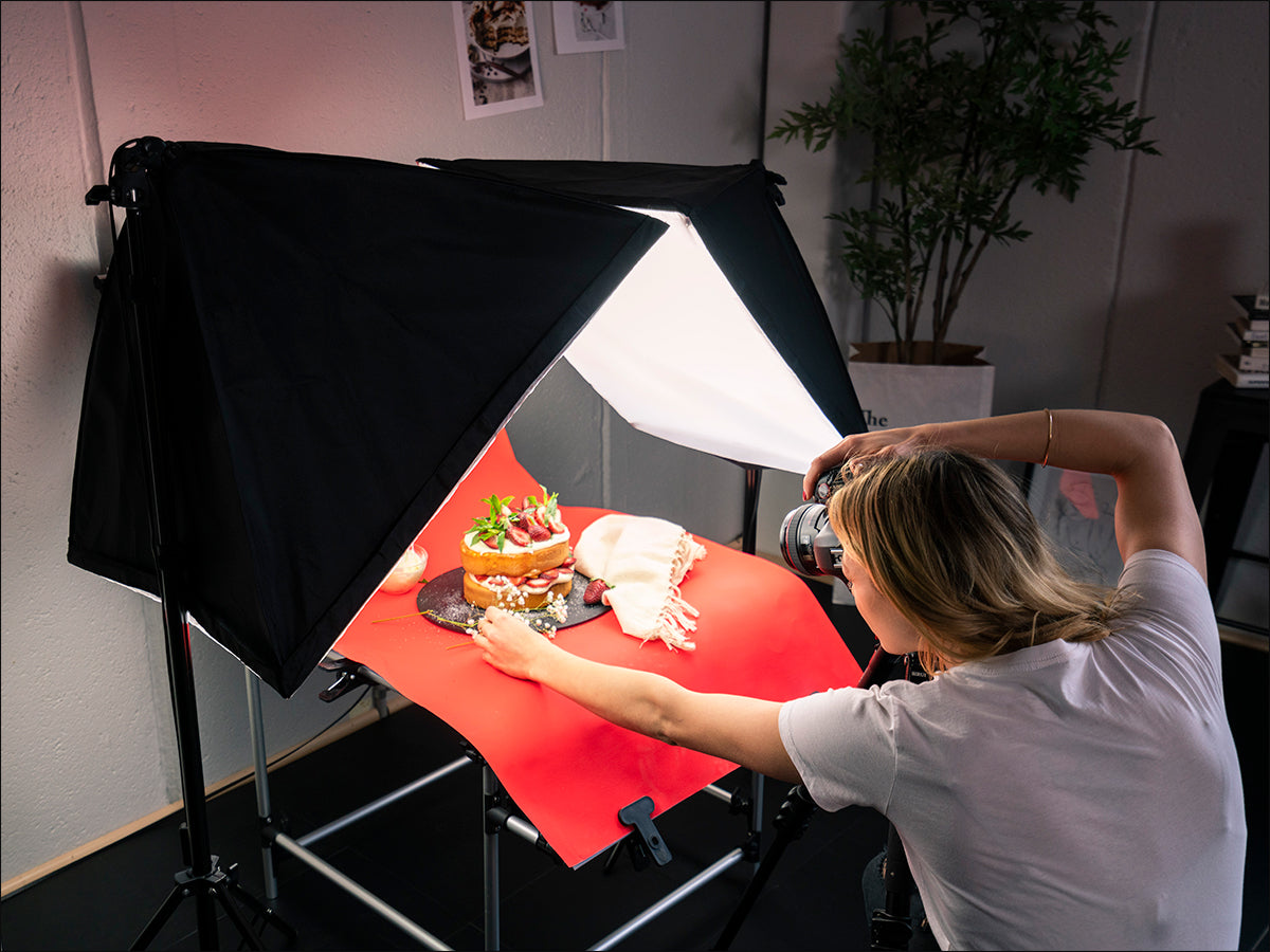 work hustle softbox lighting kit