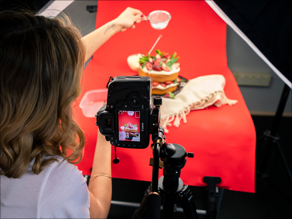 work hustle food and product photography softbox lighting photo table kit